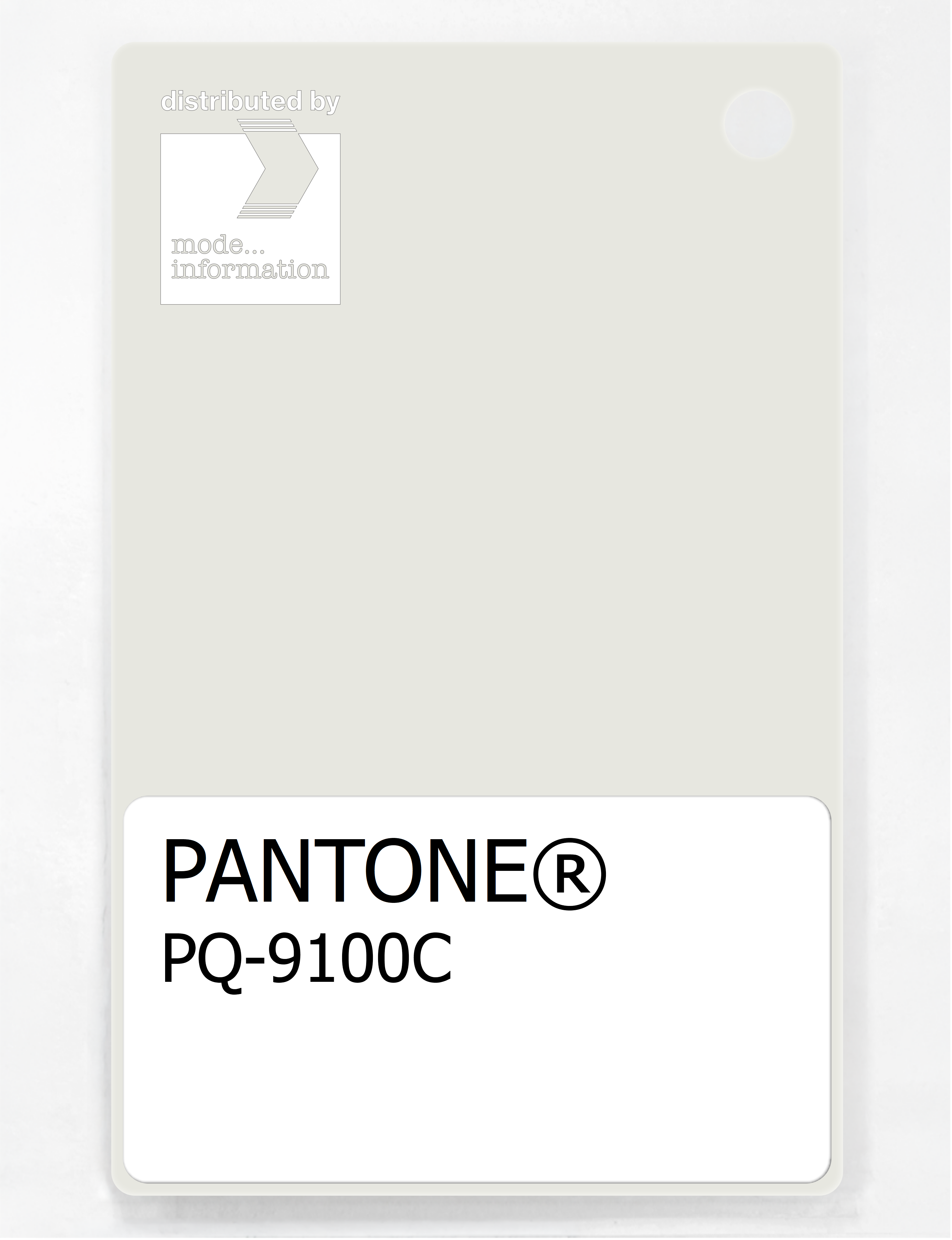 Product image 1 of the product “PANTONE® PLASTIC STANDARD CHIP PQ 9100C ”