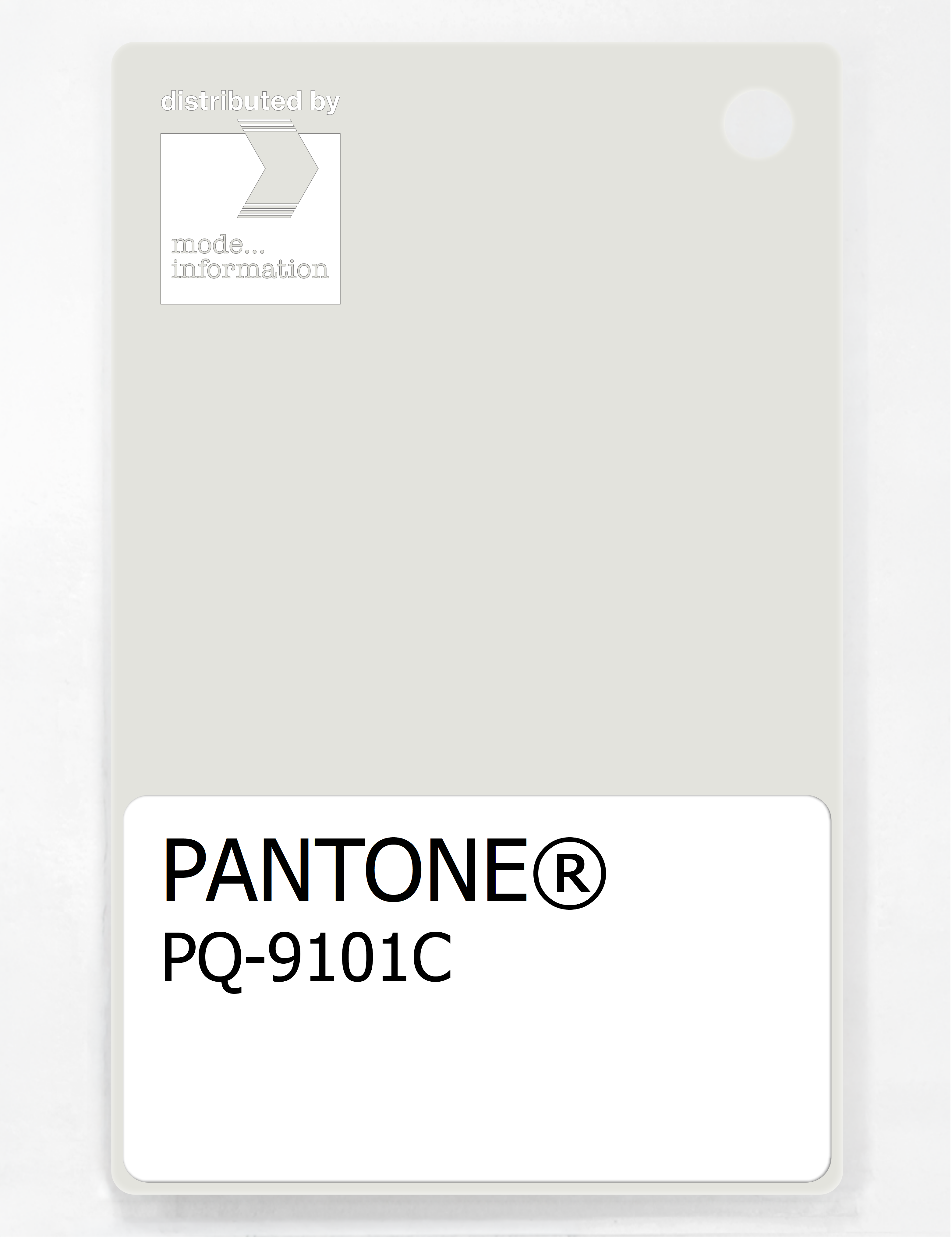Product image 1 of the product “PANTONE® PLASTIC STANDARD CHIP PQ 9101C ”