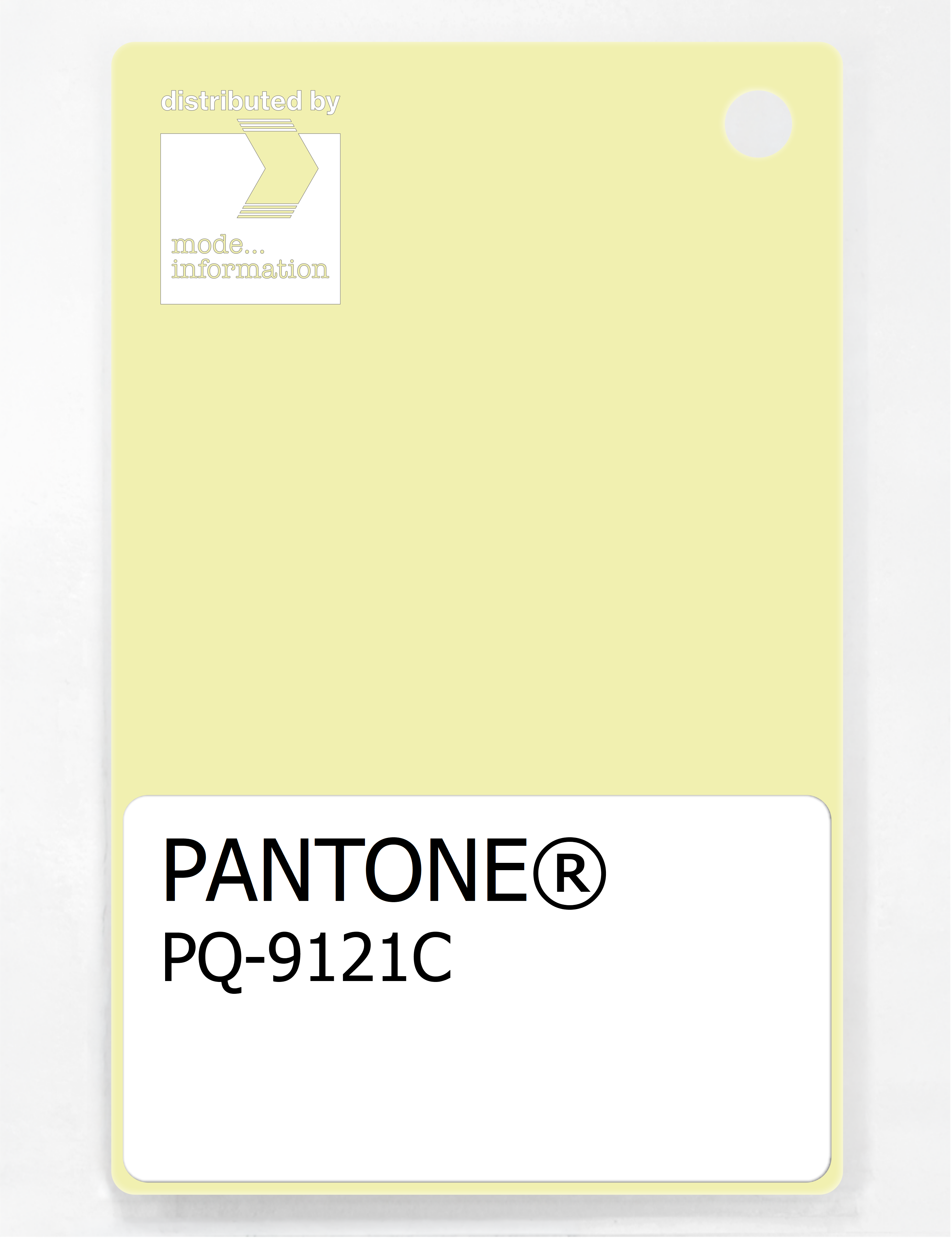 Product image 1 of the product “PANTONE® PLASTIC STANDARD CHIP PQ 9121C ”