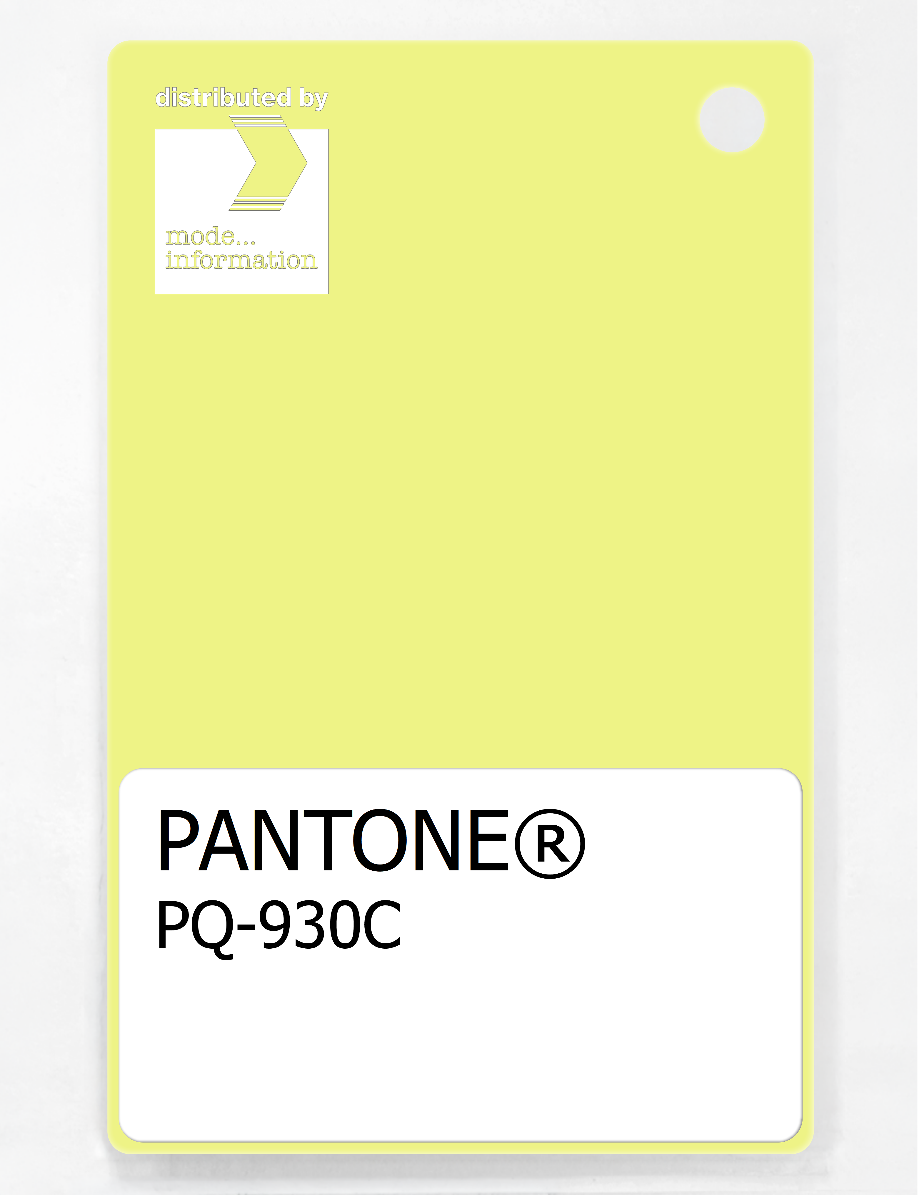 Product image 1 of the product “PANTONE® PLASTIC STANDARD CHIP PQ 930C ”