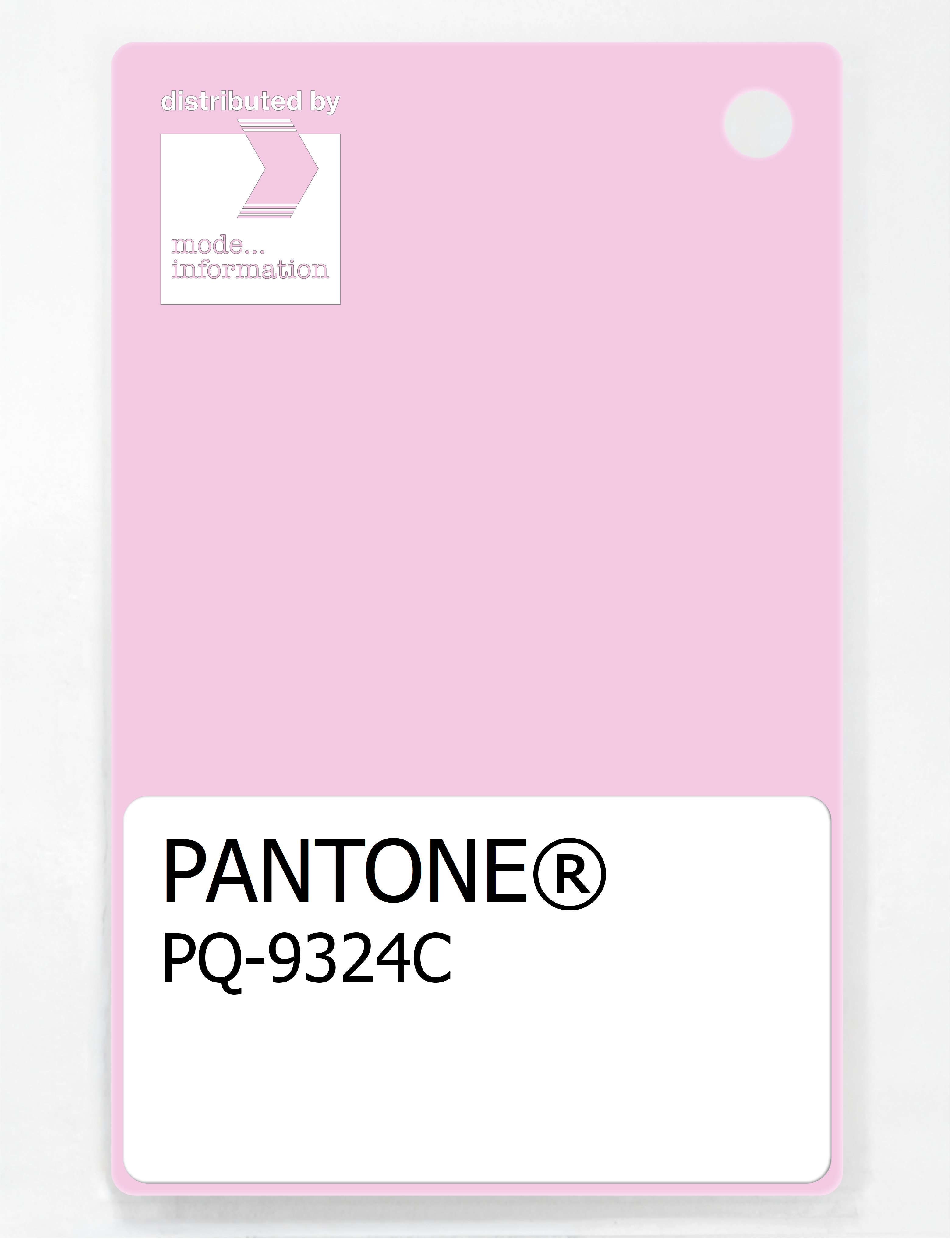 Product image 1 of the product “PANTONE® PLASTIC STANDARD CHIP PQ 9324C ”