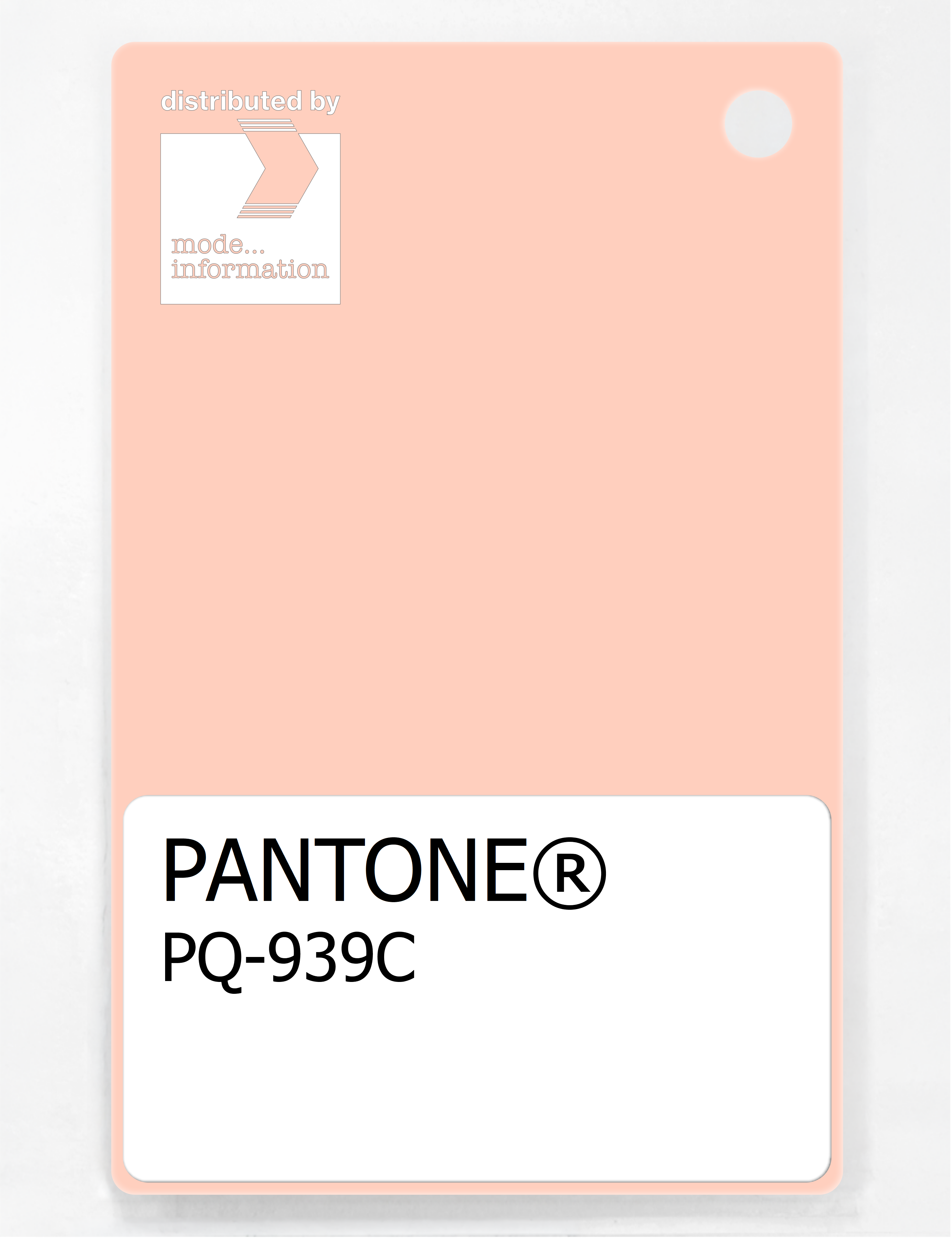 Product image 1 of the product “PANTONE® PLASTIC STANDARD CHIP PQ 939C ”