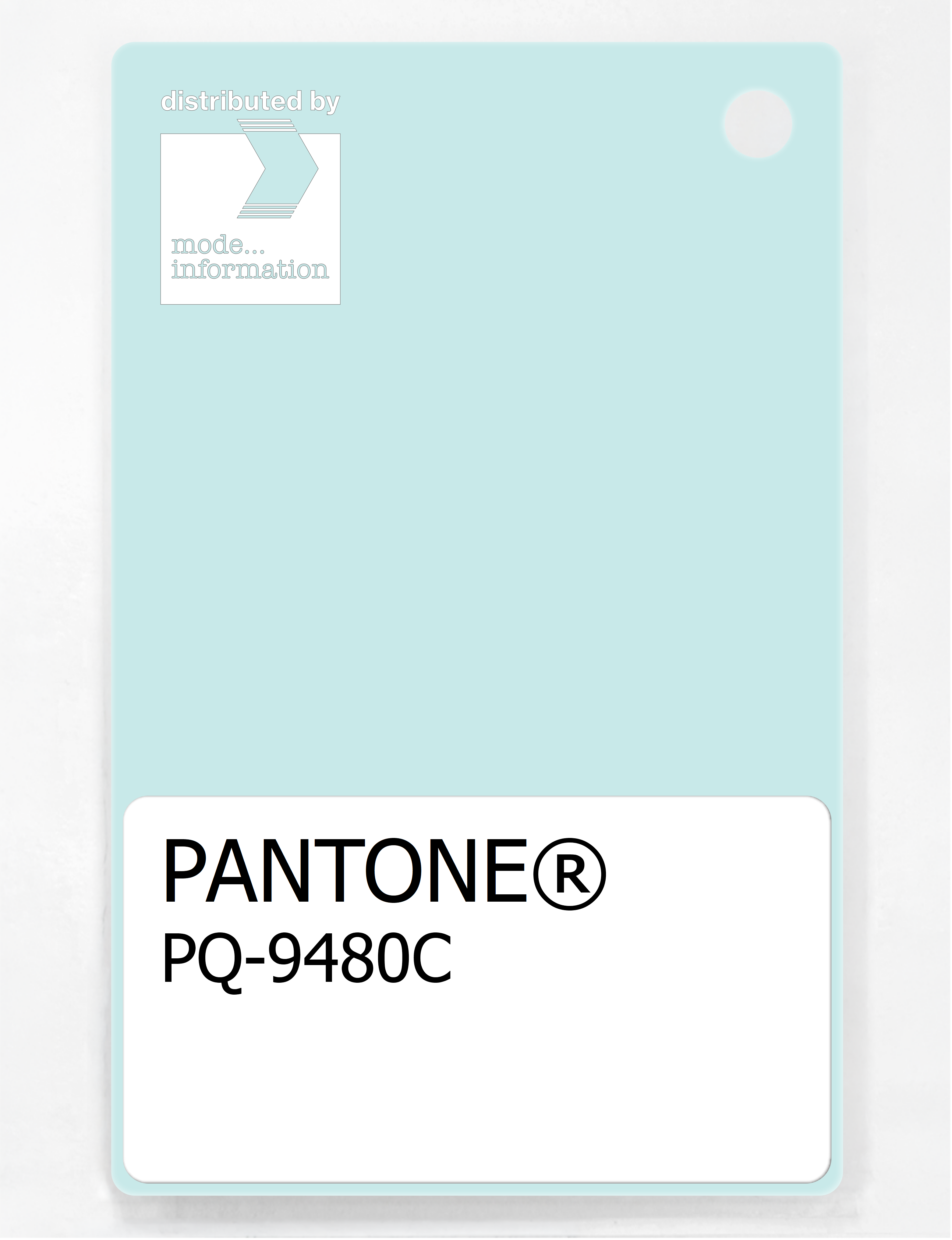 Product image 1 of the product “PANTONE® PLASTIC STANDARD CHIP PQ 9480C ”
