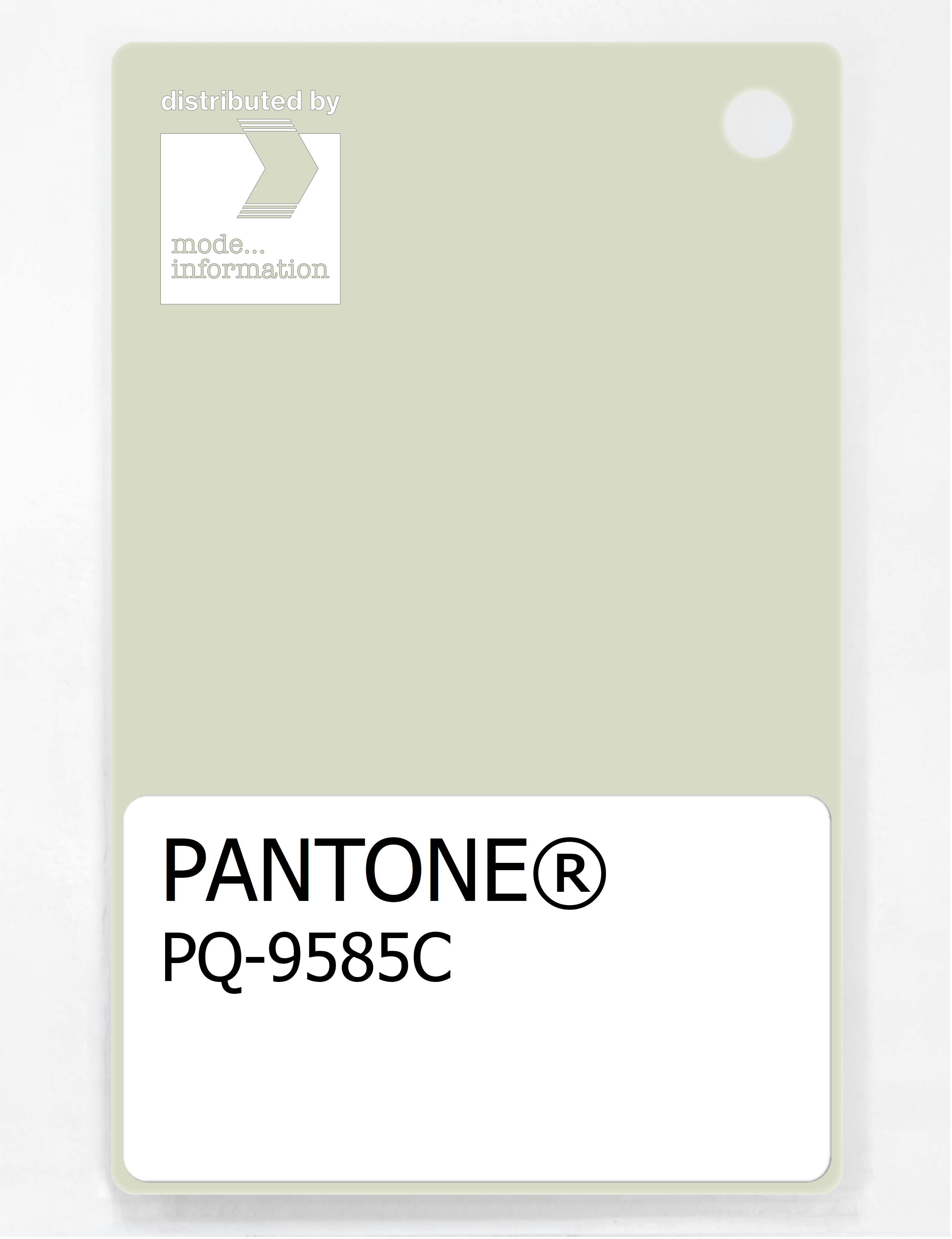 Product image 1 of the product “PANTONE® PLASTIC STANDARD CHIP PQ 9585C ”