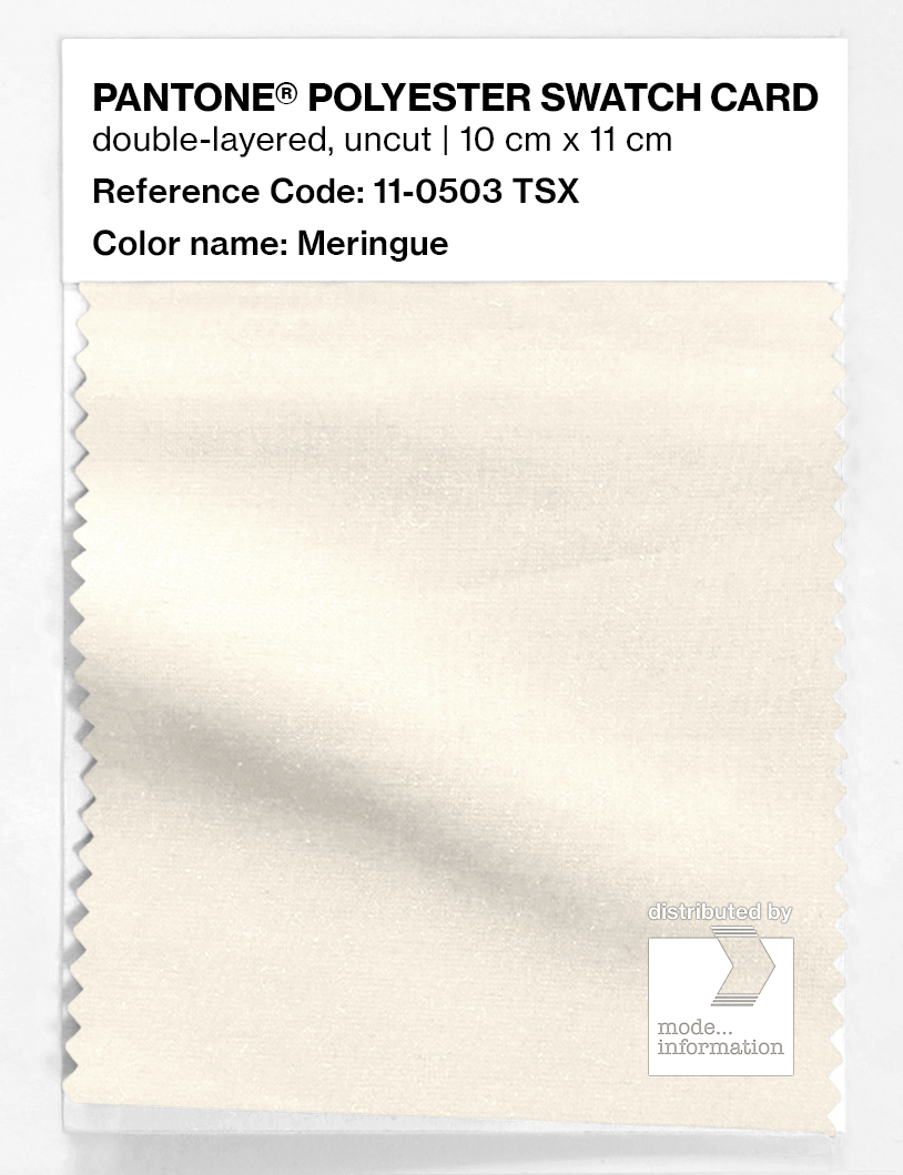 Artikelbild 1 des Artikels “PANTONE® POLYESTER SWATCH CARD 11-0503 TSX Meringue “