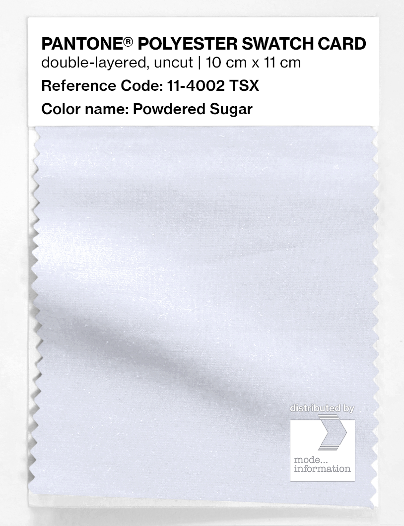 Artikelbild 1 des Artikels “PANTONE® POLYESTER SWATCH CARD 11-4002 TSX Powdered Sugar “
