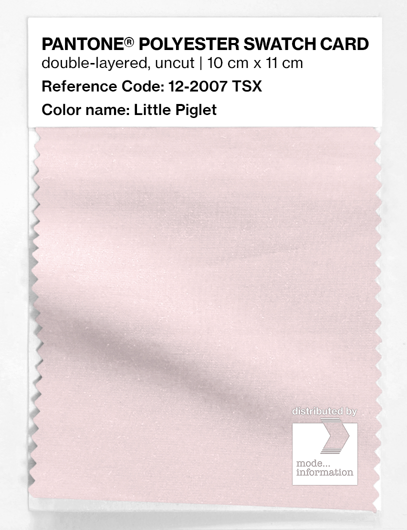 Artikelbild 1 des Artikels “PANTONE® POLYESTER SWATCH CARD 12-2007 TSX Little Piglet “