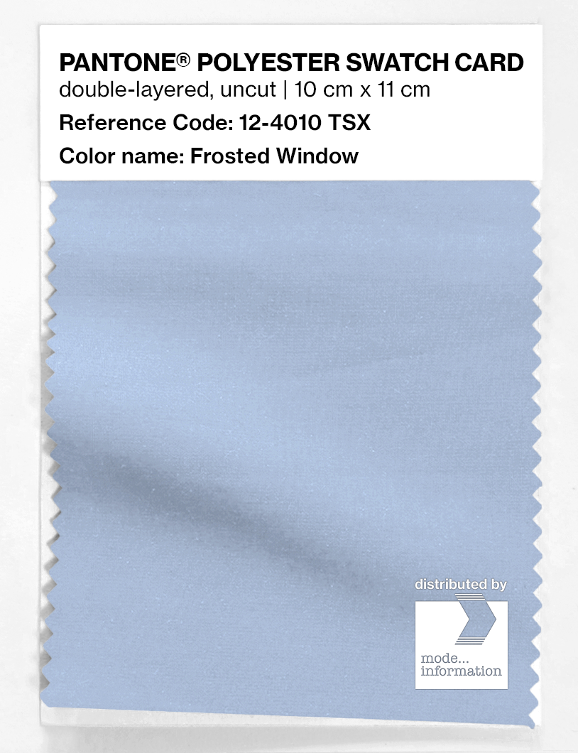 Artikelbild 1 des Artikels “PANTONE® POLYESTER SWATCH CARD 12-4010 TSX Frosted Window “