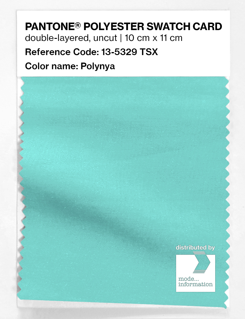 Artikelbild 1 des Artikels “PANTONE® POLYESTER SWATCH CARD 13-5329 TSX Polynya “