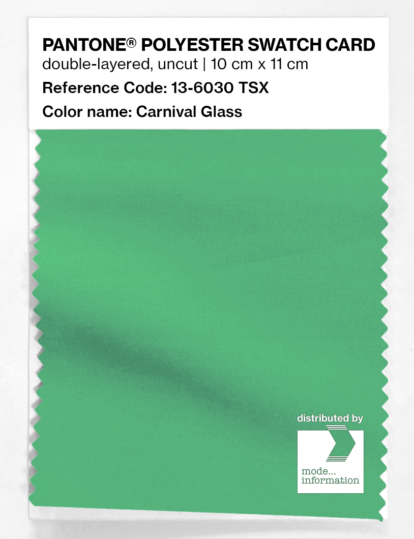 Artikelbild 1 des Artikels “PANTONE® POLYESTER SWATCH CARD 13-6030 TSX Carnival Glass “