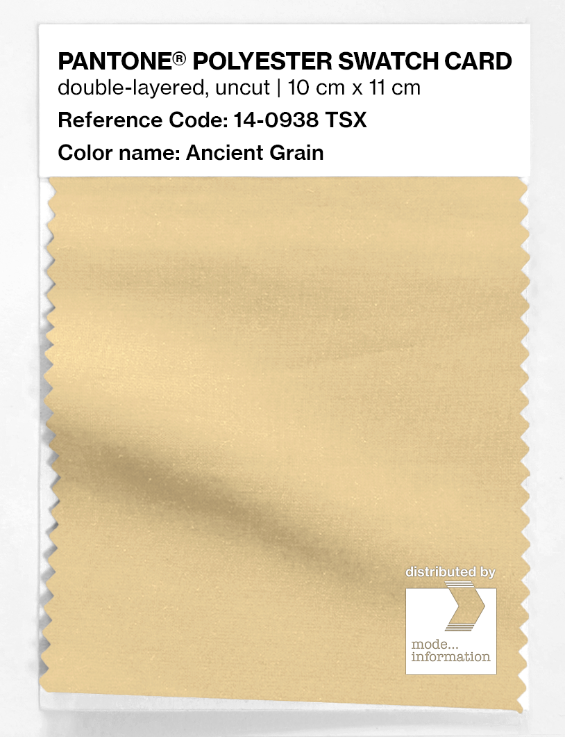 Artikelbild 1 des Artikels “PANTONE® POLYESTER SWATCH CARD 14-0938 TSX Ancient Grain “