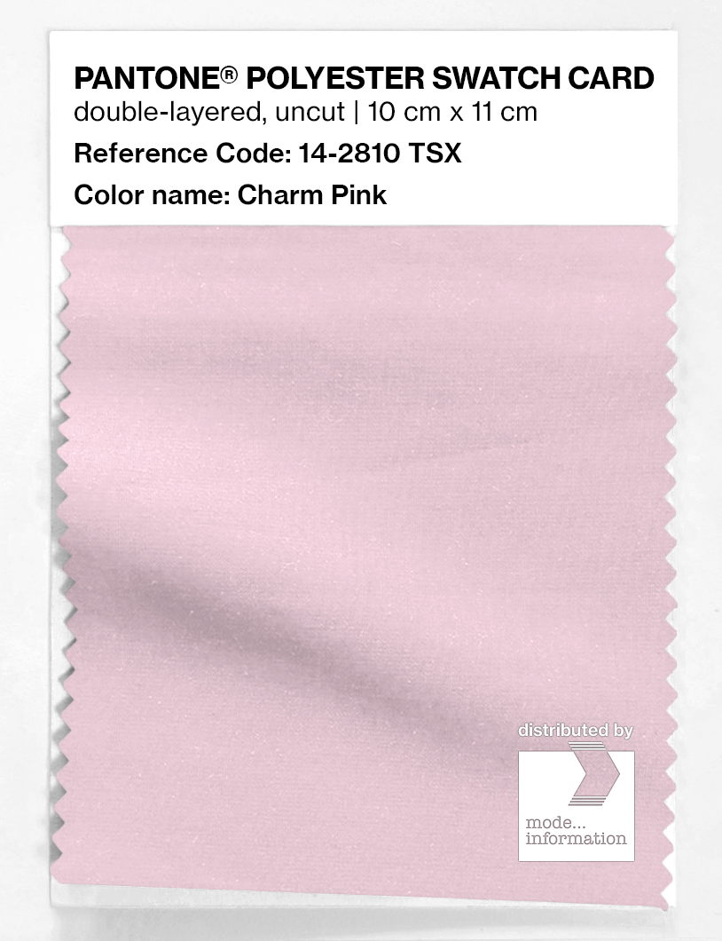 Artikelbild 1 des Artikels “PANTONE® POLYESTER SWATCH CARD 14-2810 TSX Charm Pink “