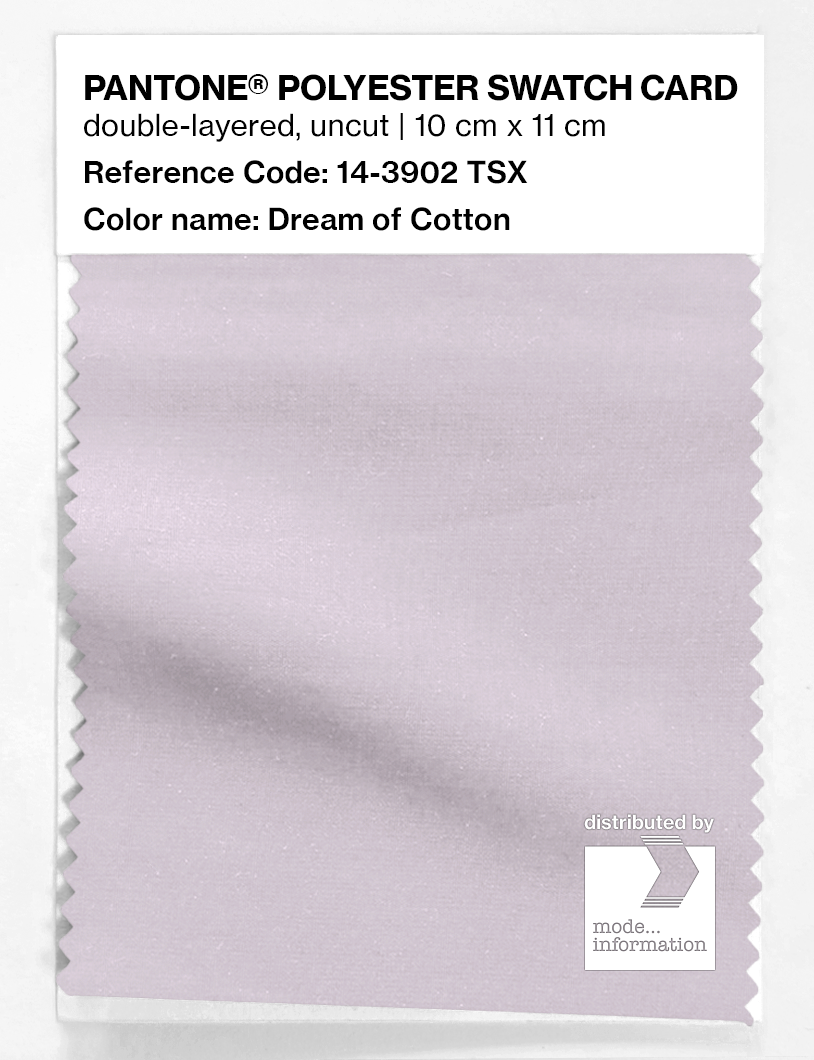 Artikelbild 1 des Artikels “PANTONE® POLYESTER SWATCH CARD 14-3902 TSX Dream of Cotton “
