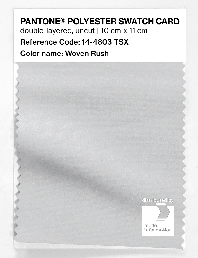 Artikelbild 1 des Artikels “PANTONE® POLYESTER SWATCH CARD 14-4803 TSX Woven Rush “