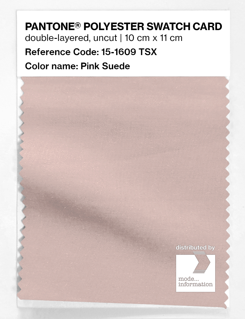 Artikelbild 1 des Artikels “PANTONE® POLYESTER SWATCH CARD 15-1609 TSX Pink Suede “