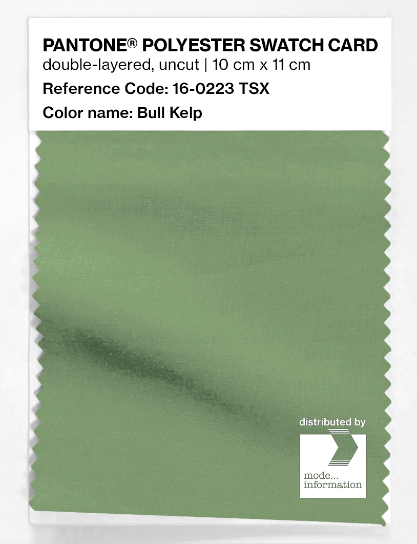 Artikelbild 1 des Artikels “PANTONE® POLYESTER SWATCH CARD 16-0223 TSX Bull Kelp “
