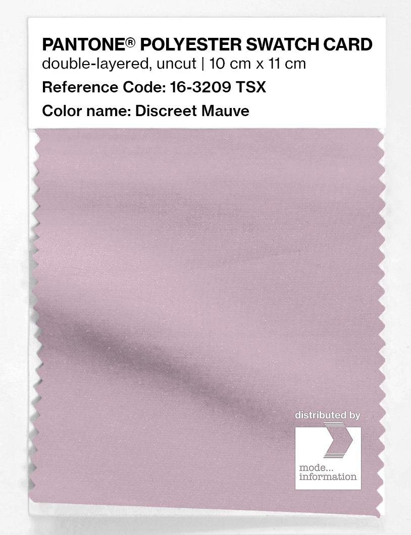 Artikelbild 1 des Artikels “PANTONE® POLYESTER SWATCH CARD 16-3209 TSX Discreet Mauve “
