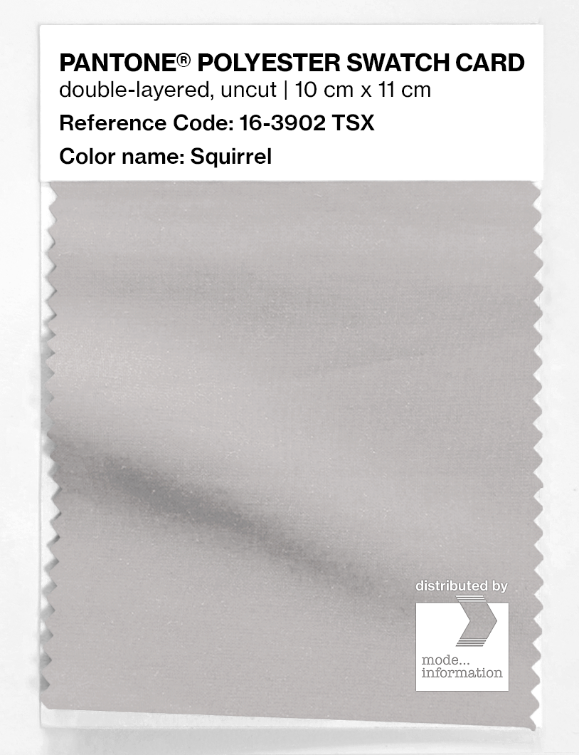 Product image 1 of the product “PANTONE® POLYESTER SWATCH CARD 16-3902 TSX Squirrel ”