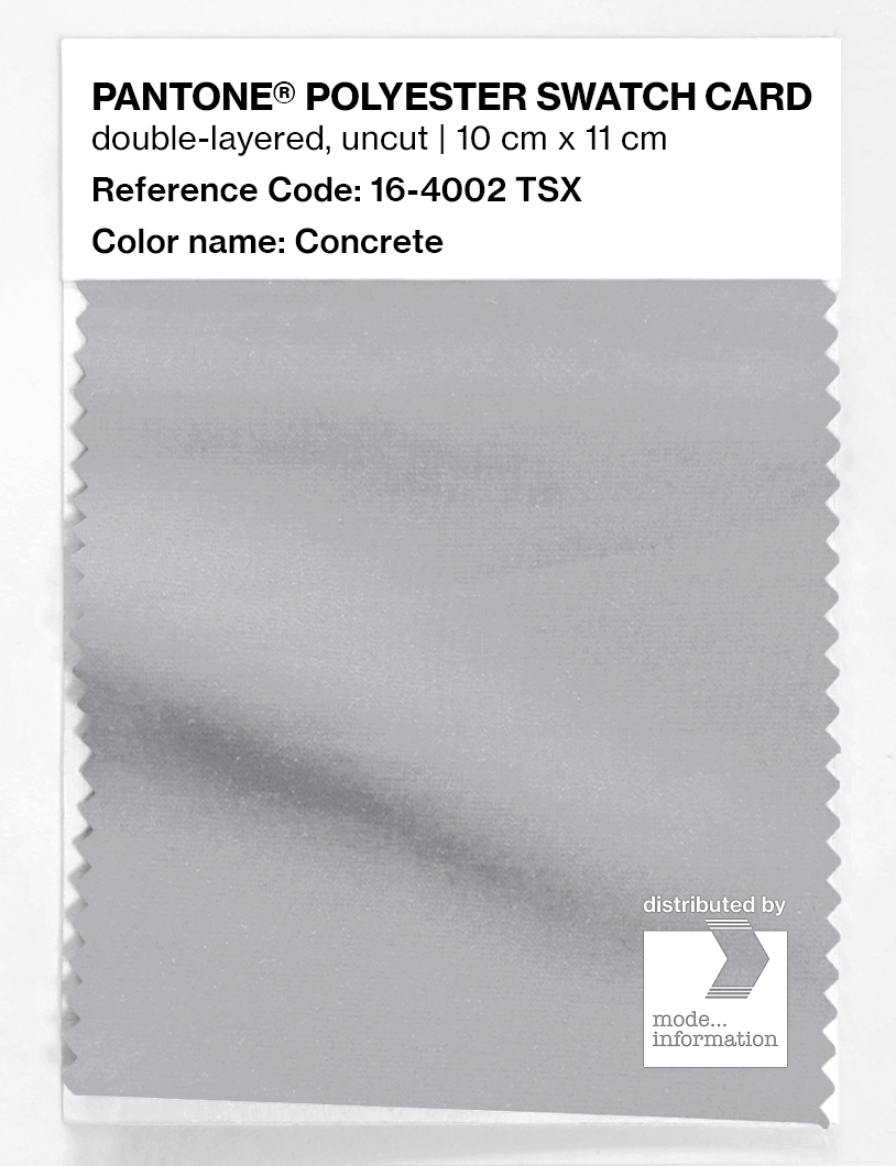 Artikelbild 1 des Artikels “PANTONE® POLYESTER SWATCH CARD 16-4002 TSX Concrete “