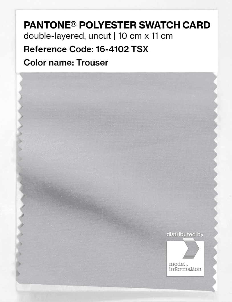 Artikelbild 1 des Artikels “PANTONE® POLYESTER SWATCH CARD 16-4102 TSX Trouser “