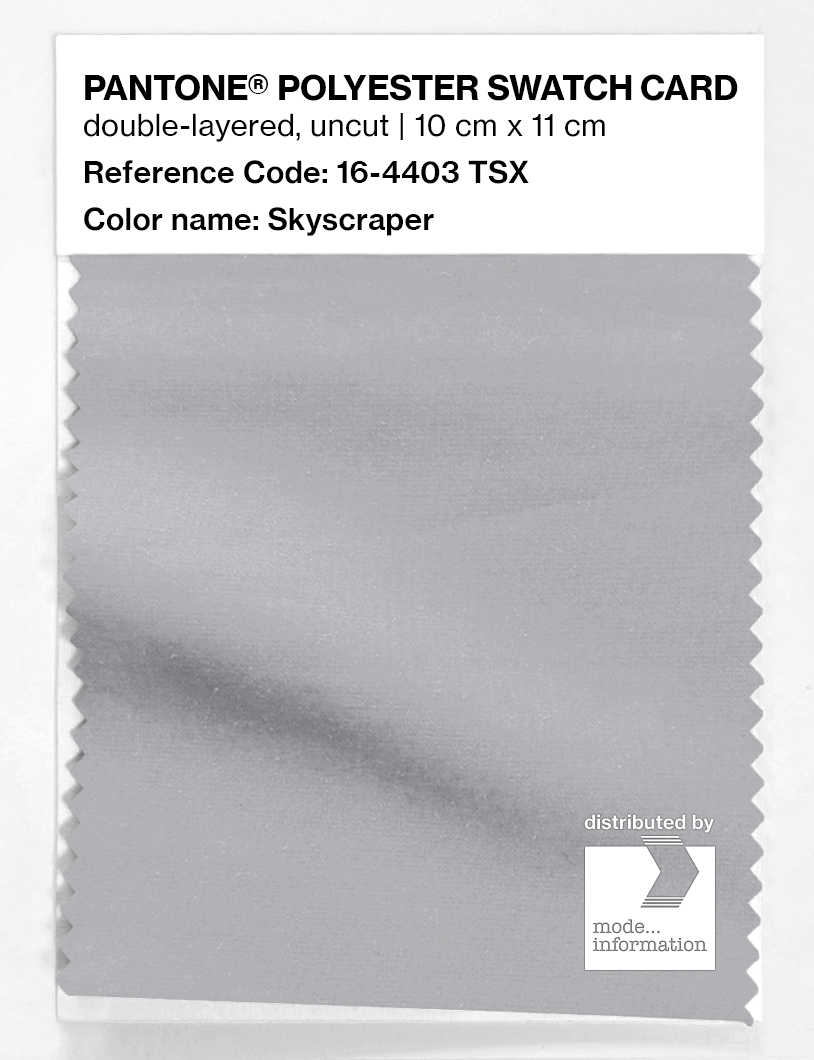 Artikelbild 1 des Artikels “PANTONE® POLYESTER SWATCH CARD 16-4403 TSX Skyscraper “