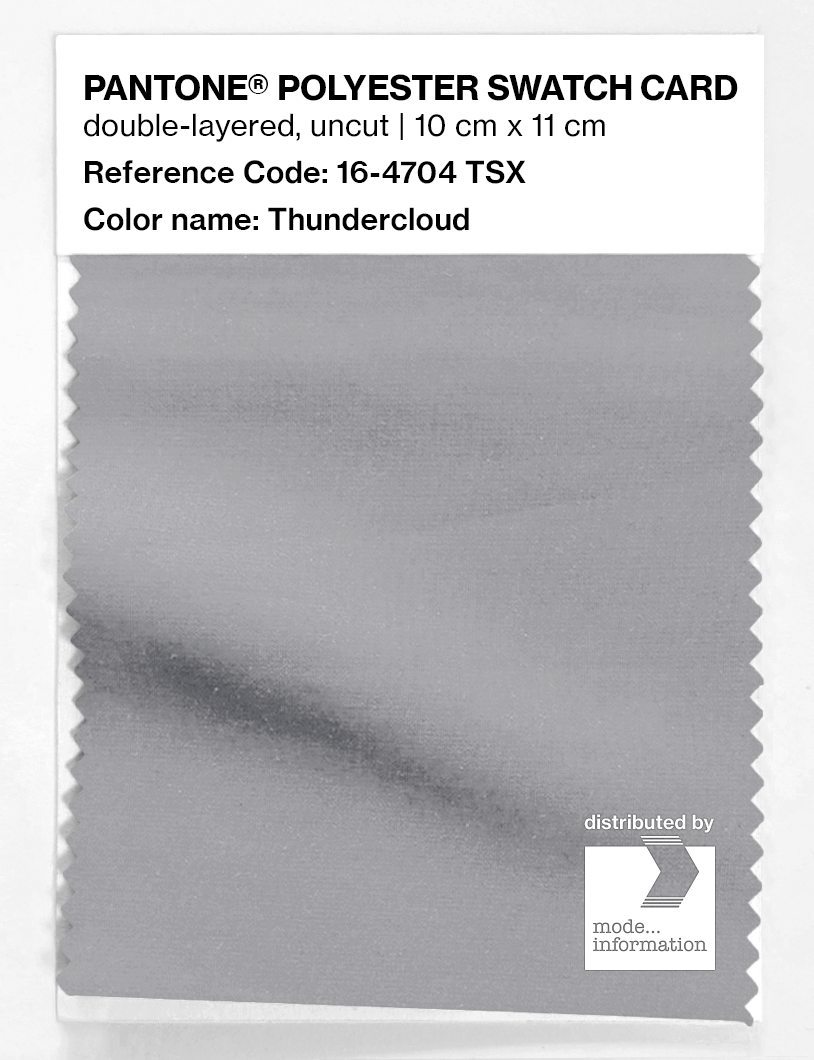 Artikelbild 1 des Artikels “PANTONE® POLYESTER SWATCH CARD 16-4704 TSX Thundercloud “