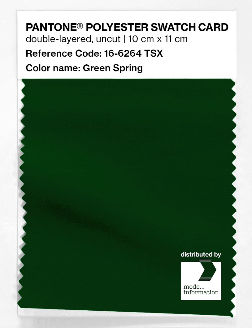 Artikelbild 1 des Artikels “PANTONE® POLYESTER SWATCH CARD 16-6264 TSX Green Spring “