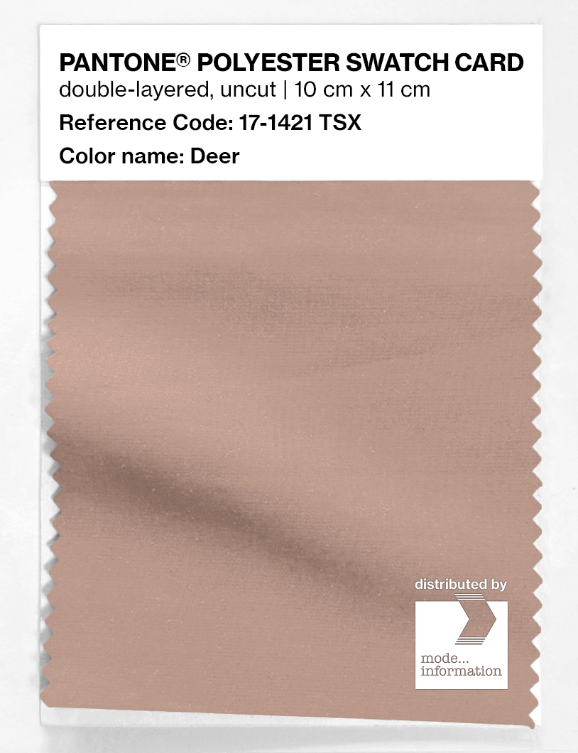 Artikelbild 1 des Artikels “PANTONE® POLYESTER SWATCH CARD 17-1421 TSX Deer “