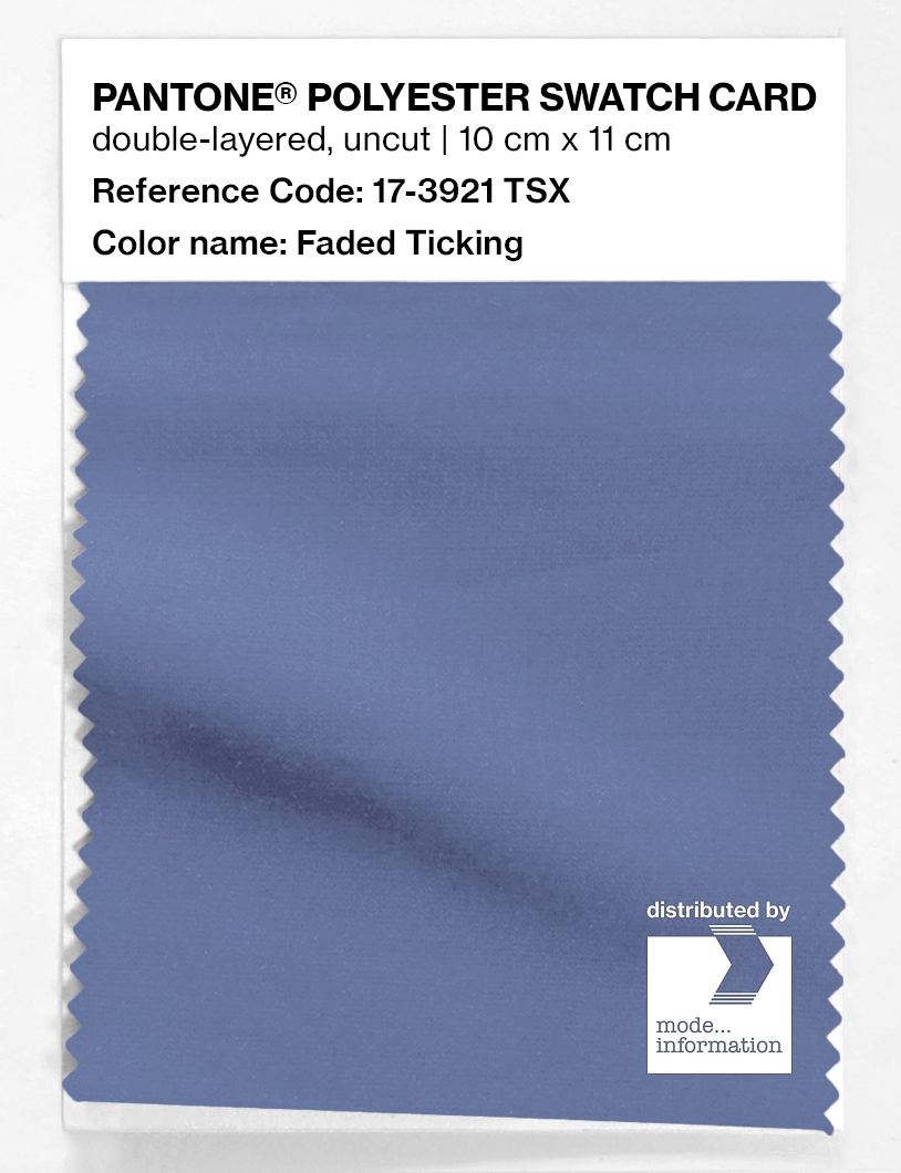 Artikelbild 1 des Artikels “PANTONE® POLYESTER SWATCH CARD 17-3921 TSX Faded Ticking “