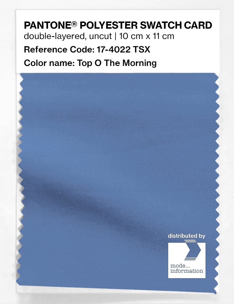 Artikelbild 1 des Artikels “PANTONE® POLYESTER SWATCH CARD 17-4022 TSX Top O The Morning “