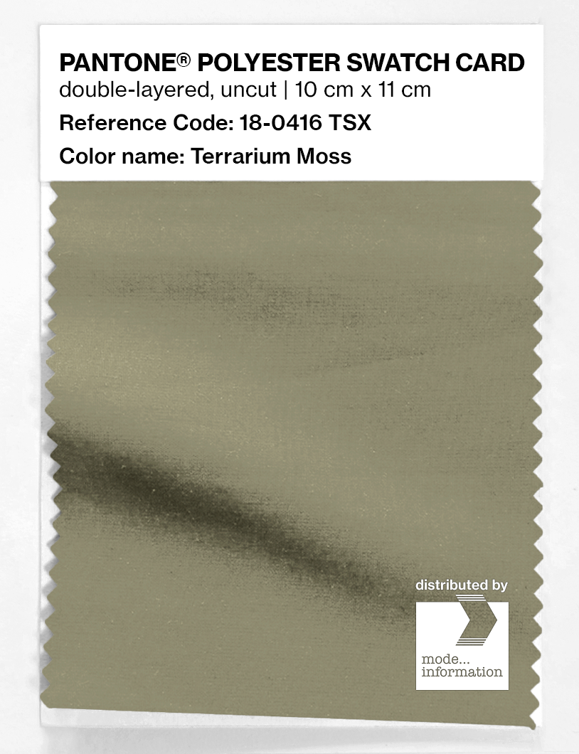 Artikelbild 1 des Artikels “PANTONE® POLYESTER SWATCH CARD 18-0416 TSX Terrarium Moss “
