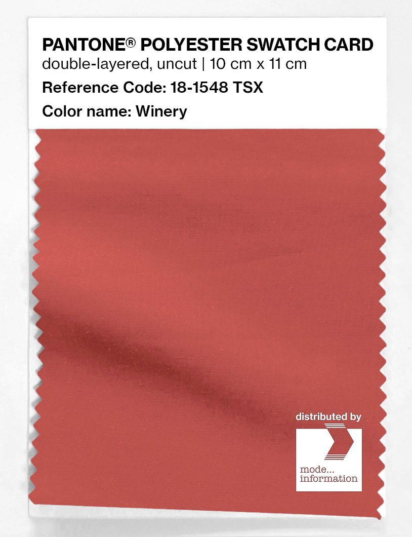 Artikelbild 1 des Artikels “PANTONE® POLYESTER SWATCH CARD 18-1548 TSX Winery “