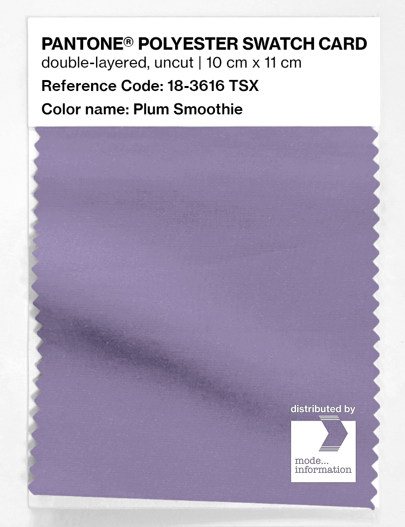Artikelbild 1 des Artikels “PANTONE® POLYESTER SWATCH CARD 18-3616 TSX Plum Smoothie “