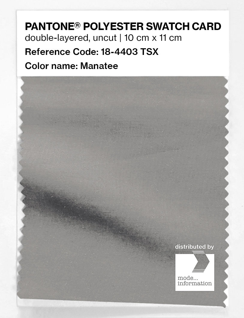 Artikelbild 1 des Artikels “PANTONE® POLYESTER SWATCH CARD 18-4403 TSX Manatee “