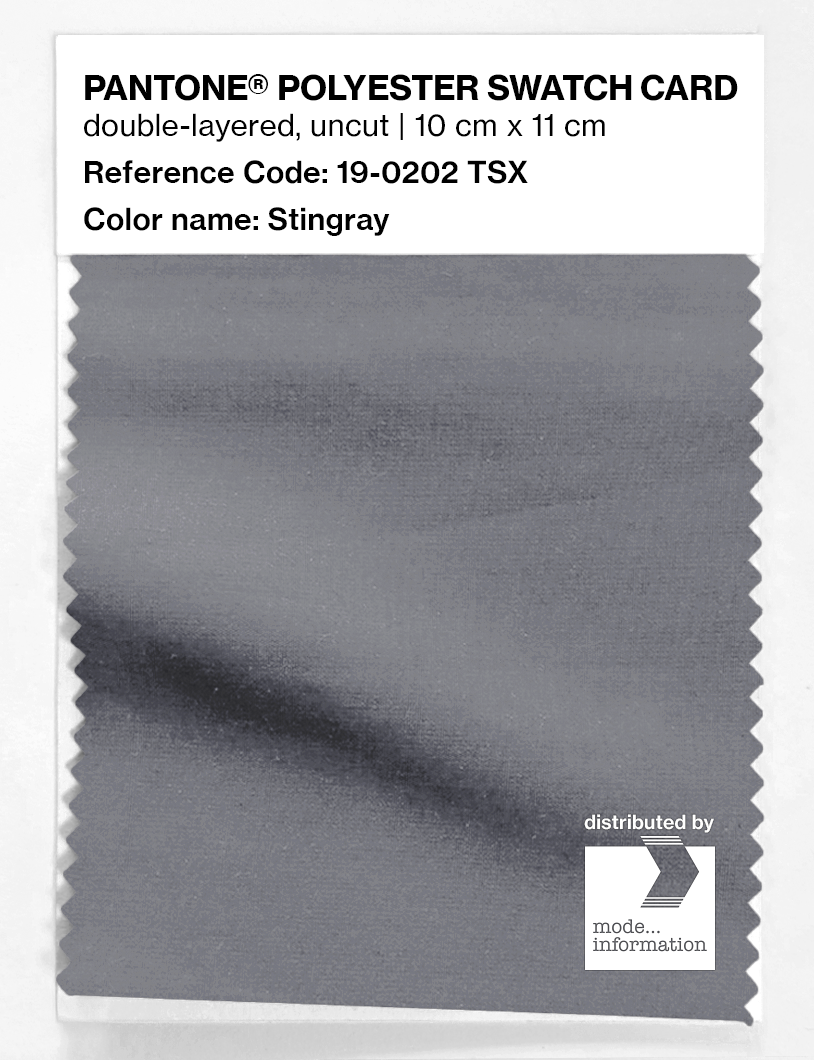 Artikelbild 1 des Artikels “PANTONE® POLYESTER SWATCH CARD 19-0202 TSX Stingray “