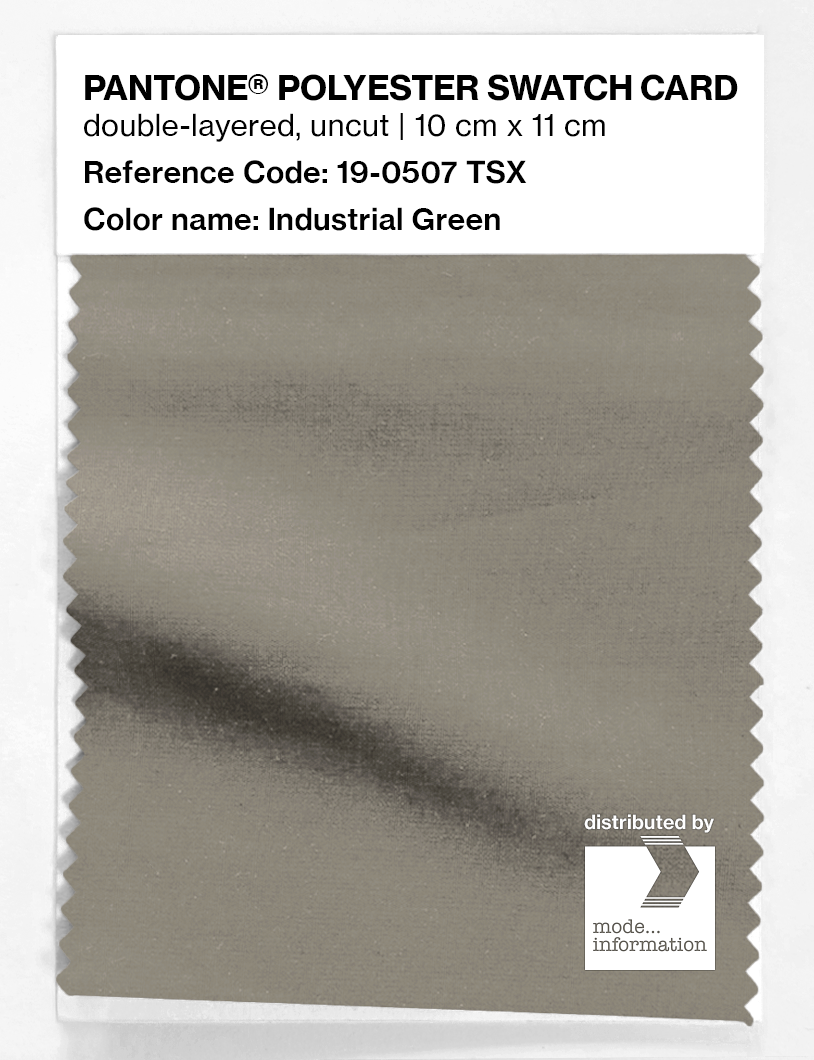 Artikelbild 1 des Artikels “PANTONE® POLYESTER SWATCH CARD 19-0507 TSX Industrial Green “