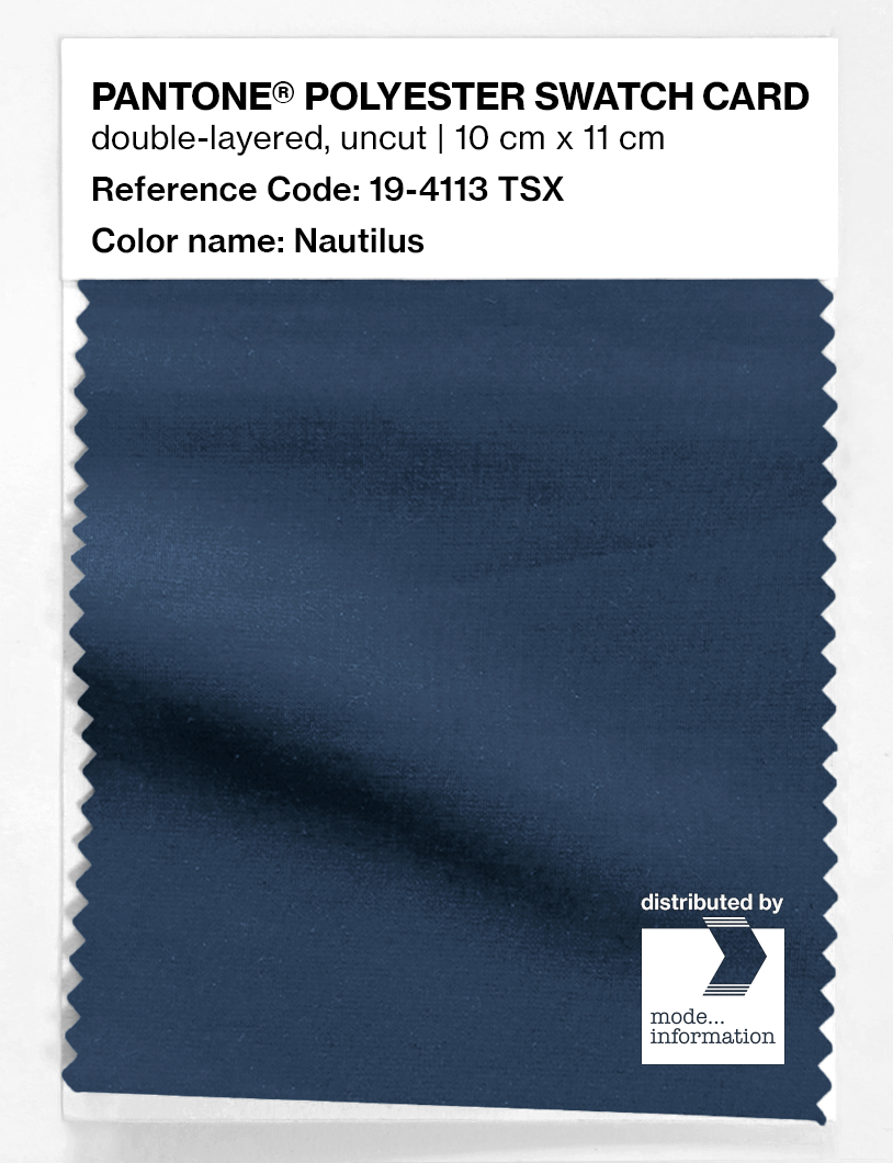 Artikelbild 1 des Artikels “PANTONE® POLYESTER SWATCH CARD 19-4113 TSX Nautilus “