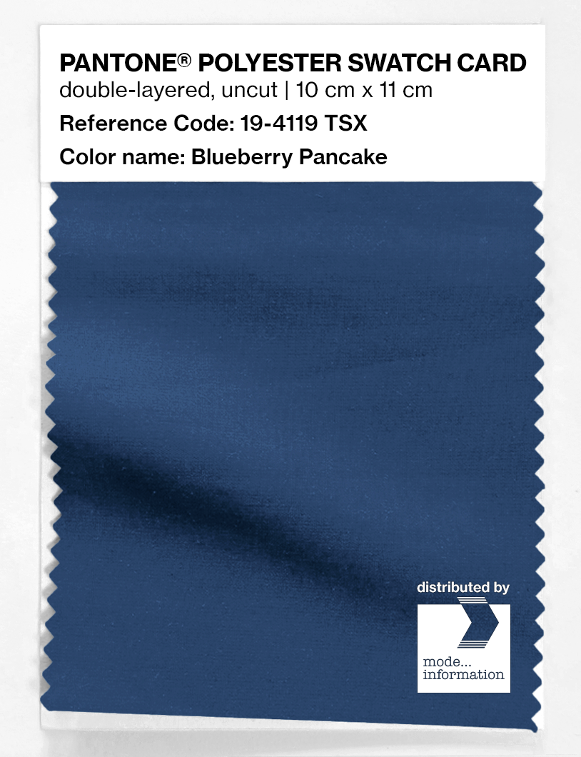 Artikelbild 1 des Artikels “PANTONE® POLYESTER SWATCH CARD 19-4119 TSX Blueberry Pancake “