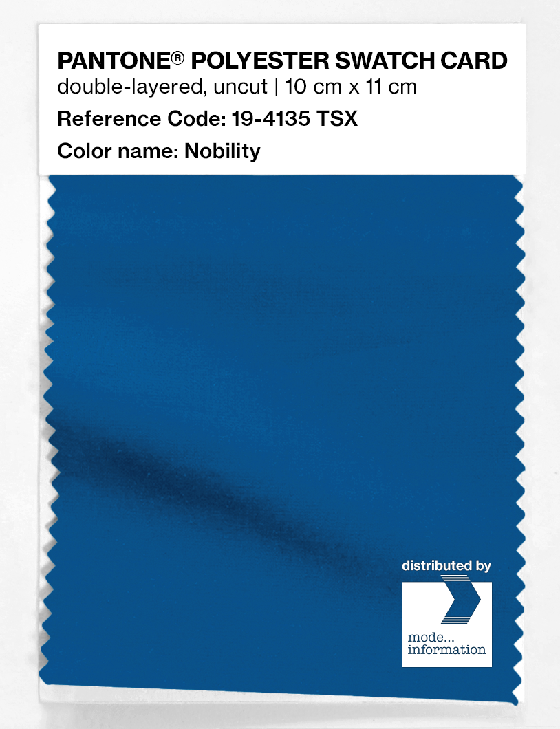 Artikelbild 1 des Artikels “PANTONE® POLYESTER SWATCH CARD 19-4135 TSX Nobility “