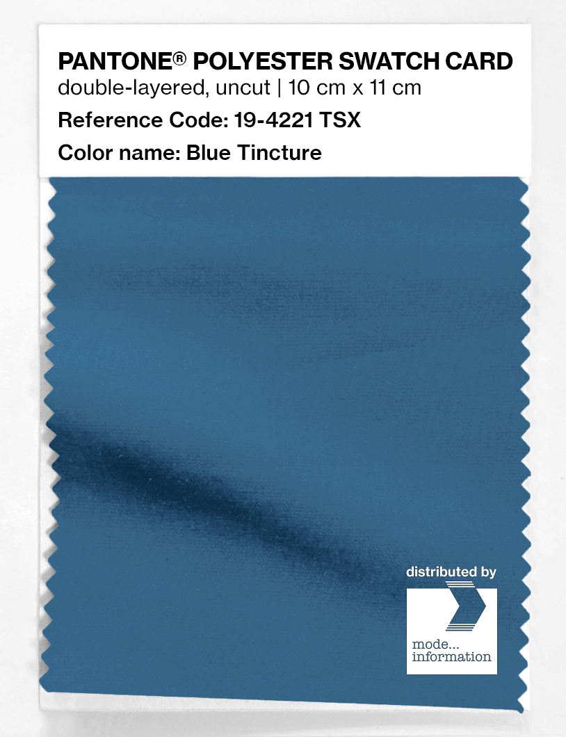 Artikelbild 1 des Artikels “PANTONE® POLYESTER SWATCH CARD 19-4221 TSX Blue Tincture “