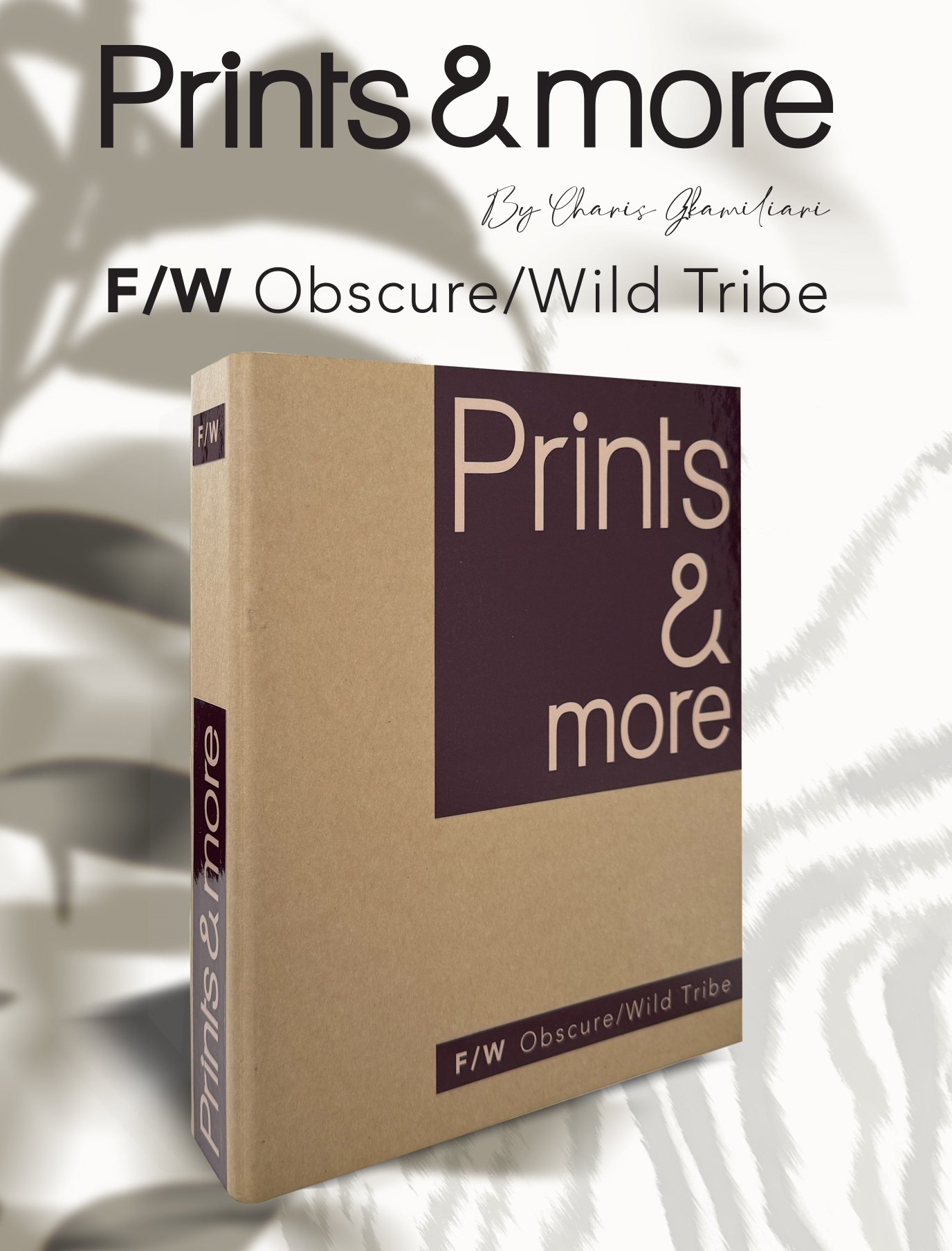 Product image 1 of the product “Prints & More Book Wild Tribe and Obscure ”