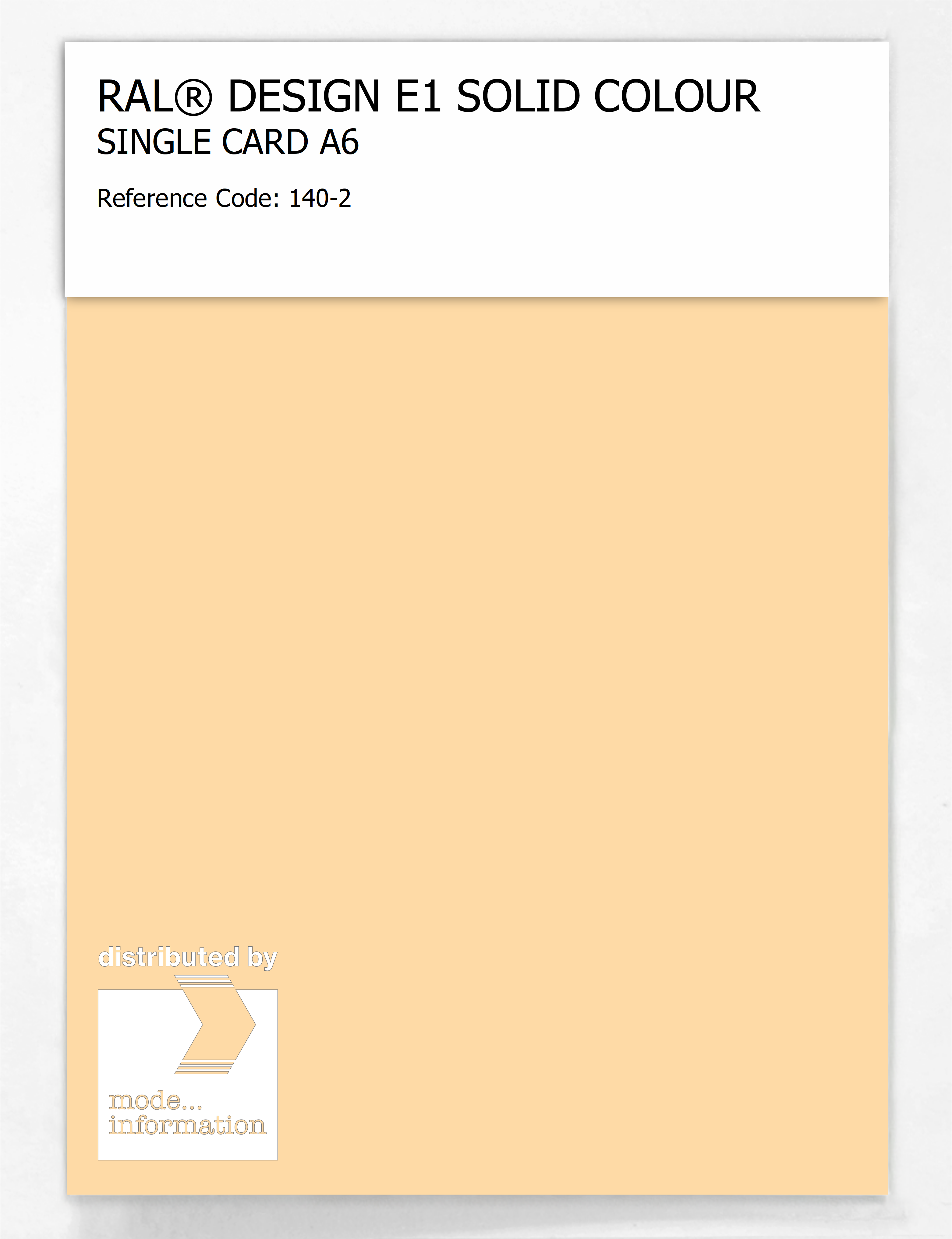 Artikelbild 1 des Artikels “RAL® EFFECT E1 SINGLE CARD 100 SERIES 140-2 “