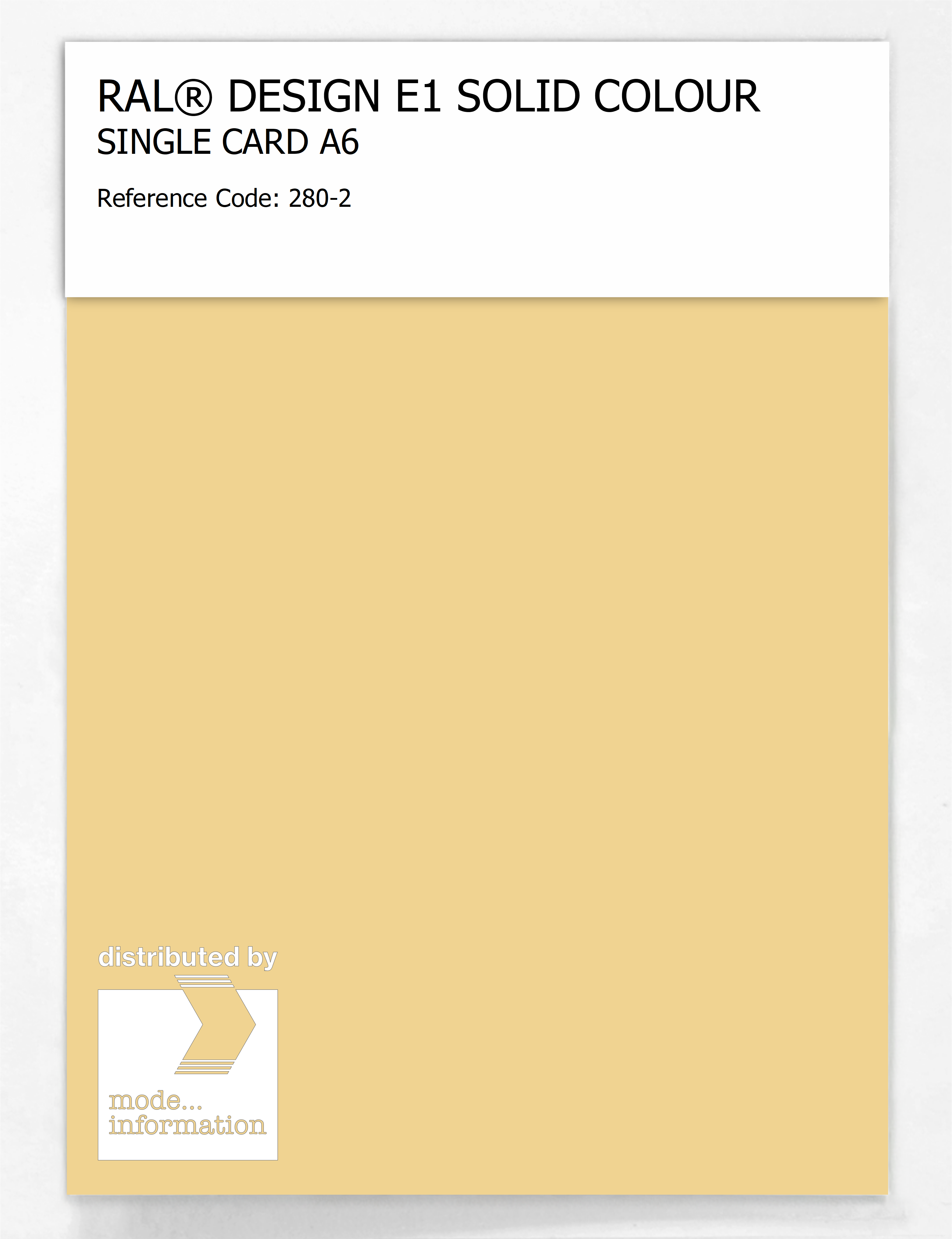 Artikelbild 1 des Artikels “RAL® EFFECT E1 SINGLE CARD 200 SERIES 280-2 “