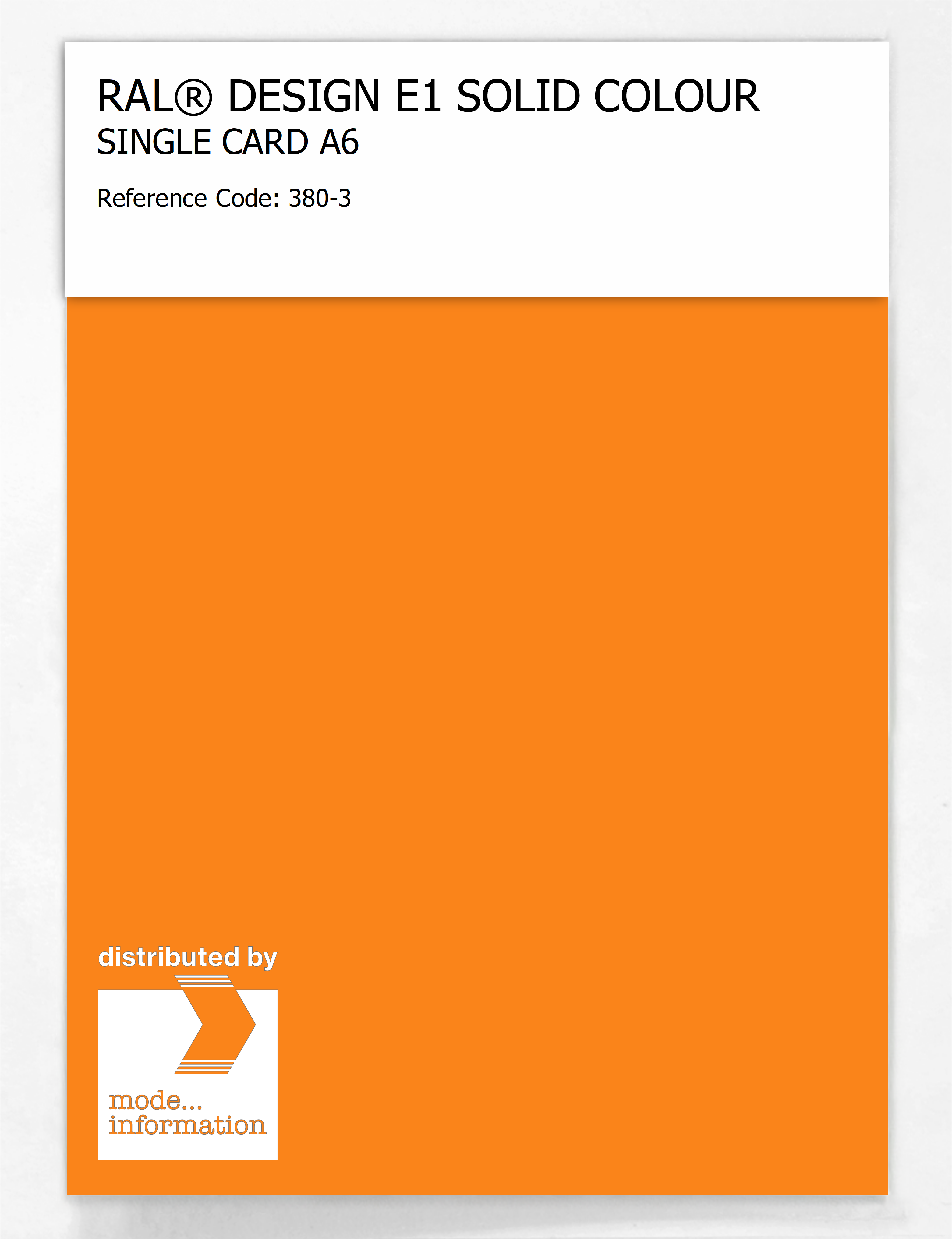 Artikelbild 1 des Artikels “RAL® EFFECT E1 SINGLE CARD 300 SERIES 380-3 “