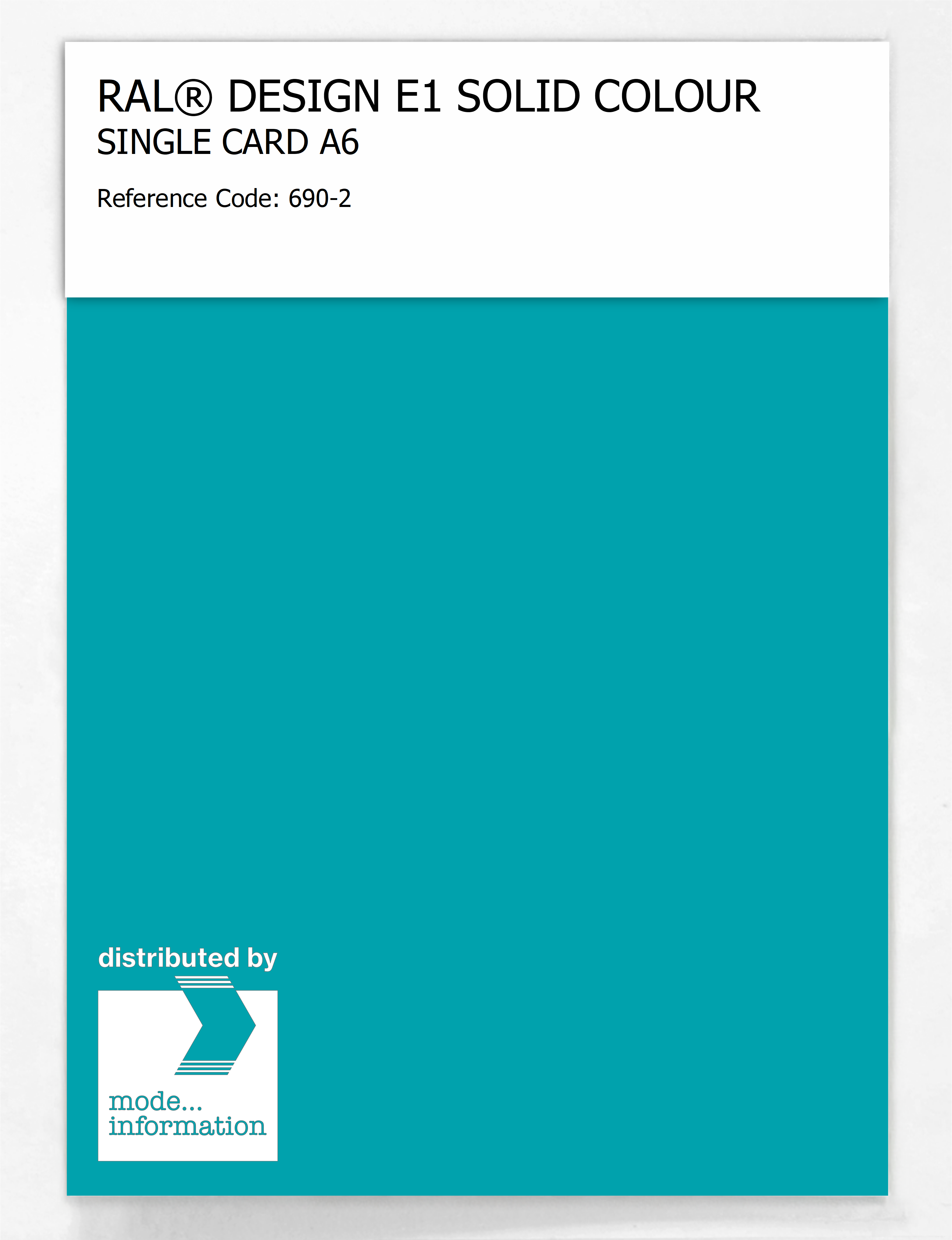 Artikelbild 1 des Artikels “RAL® EFFECT E1 SINGLE CARD 600 SERIES 690-2 “