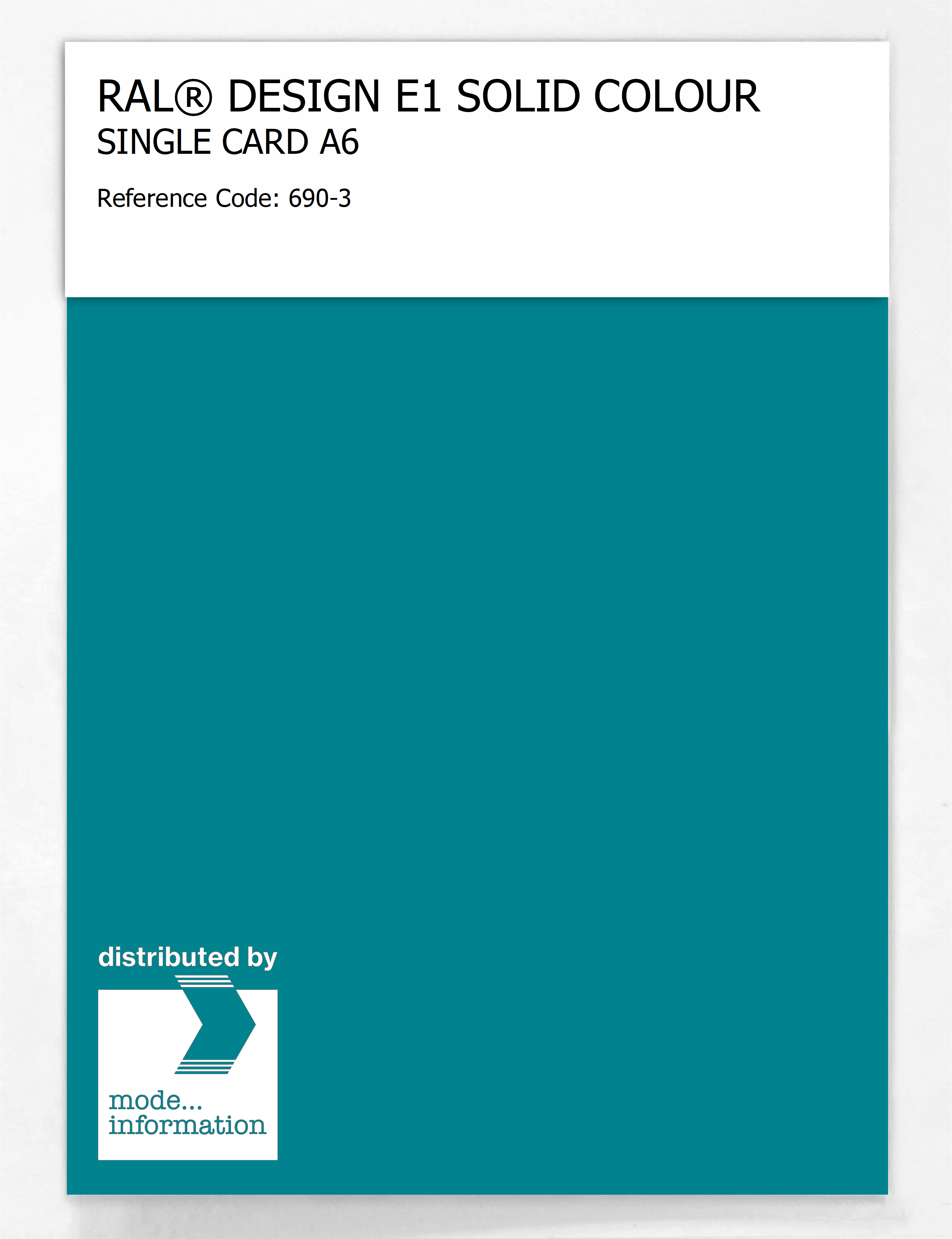 Product image 1 of the product “RAL® EFFECT E1 SINGLE CARD 600 SERIES 690-3 ”