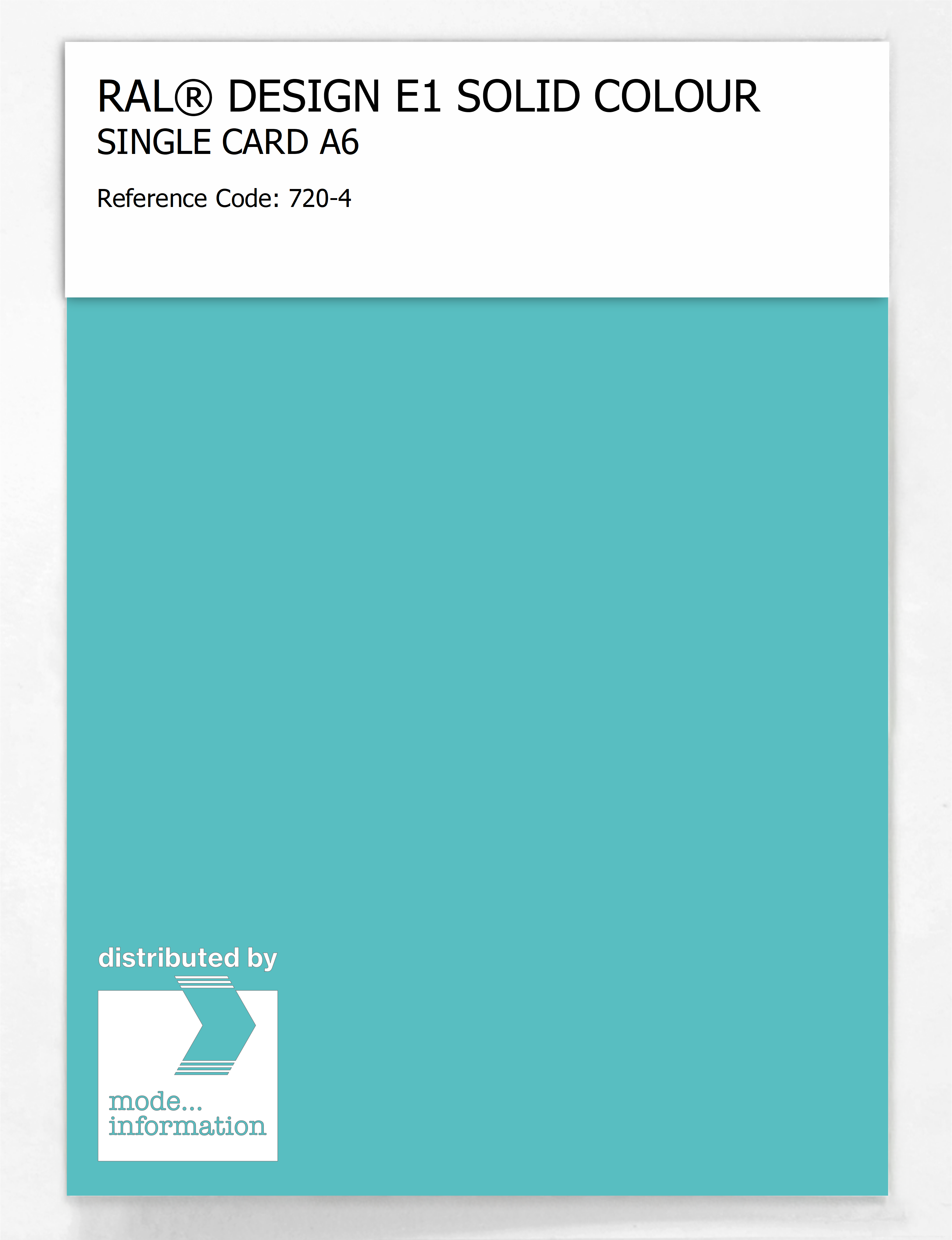 Artikelbild 1 des Artikels “RAL® EFFECT E1 SINGLE CARD 700 SERIES 720-4 “