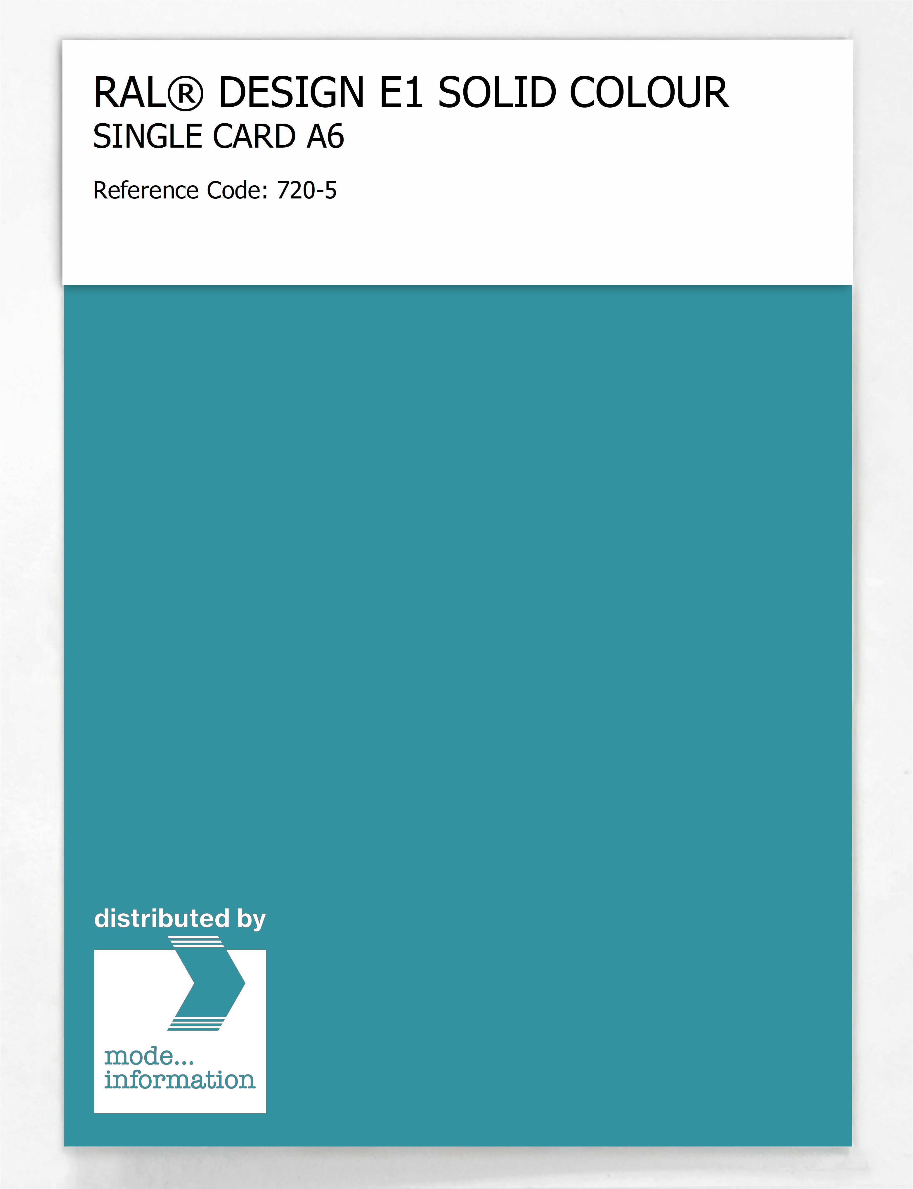 Artikelbild 1 des Artikels “RAL® EFFECT E1 SINGLE CARD 700 SERIES 720-5 “