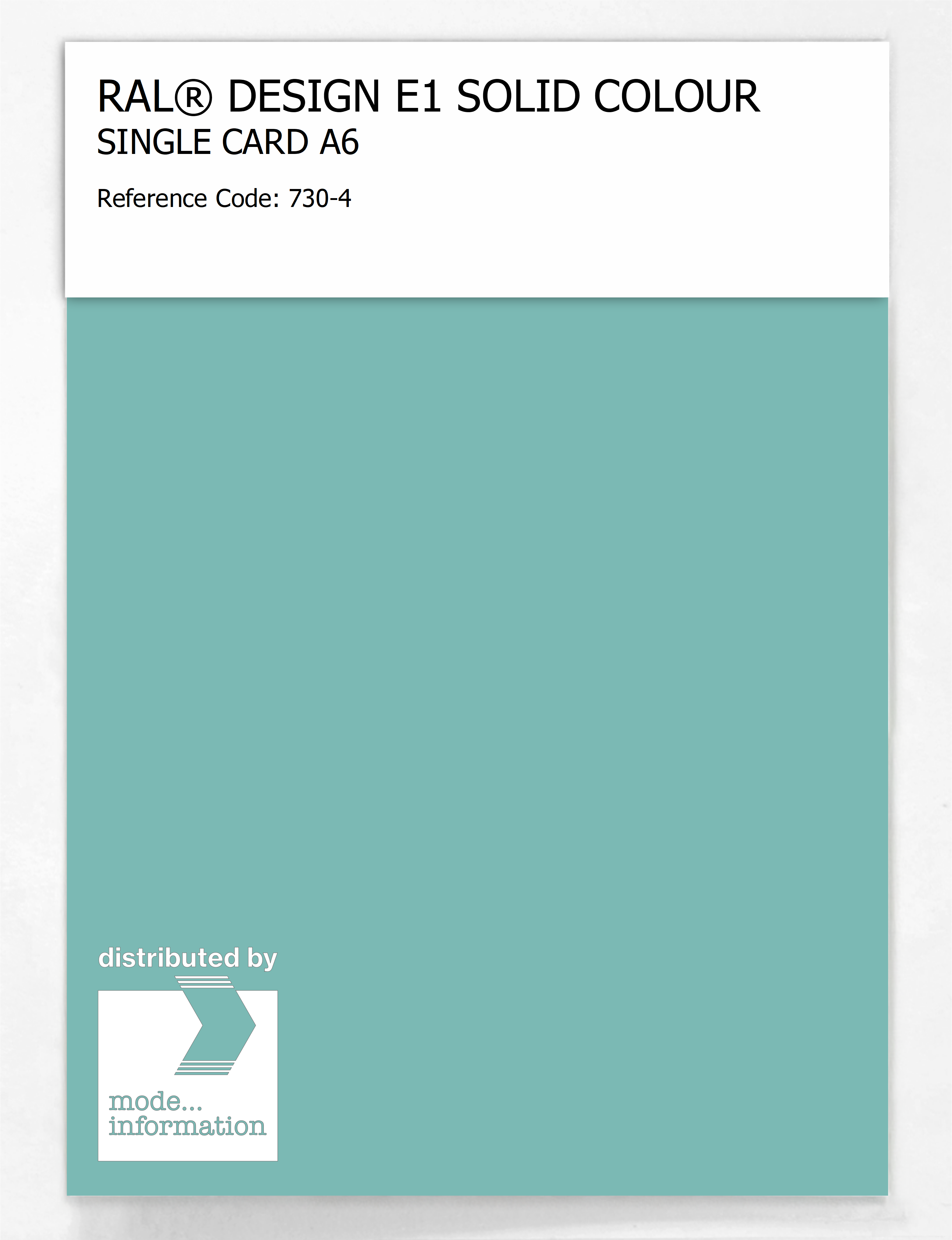 Artikelbild 1 des Artikels “RAL® EFFECT E1 SINGLE CARD 700 SERIES 730-4 “