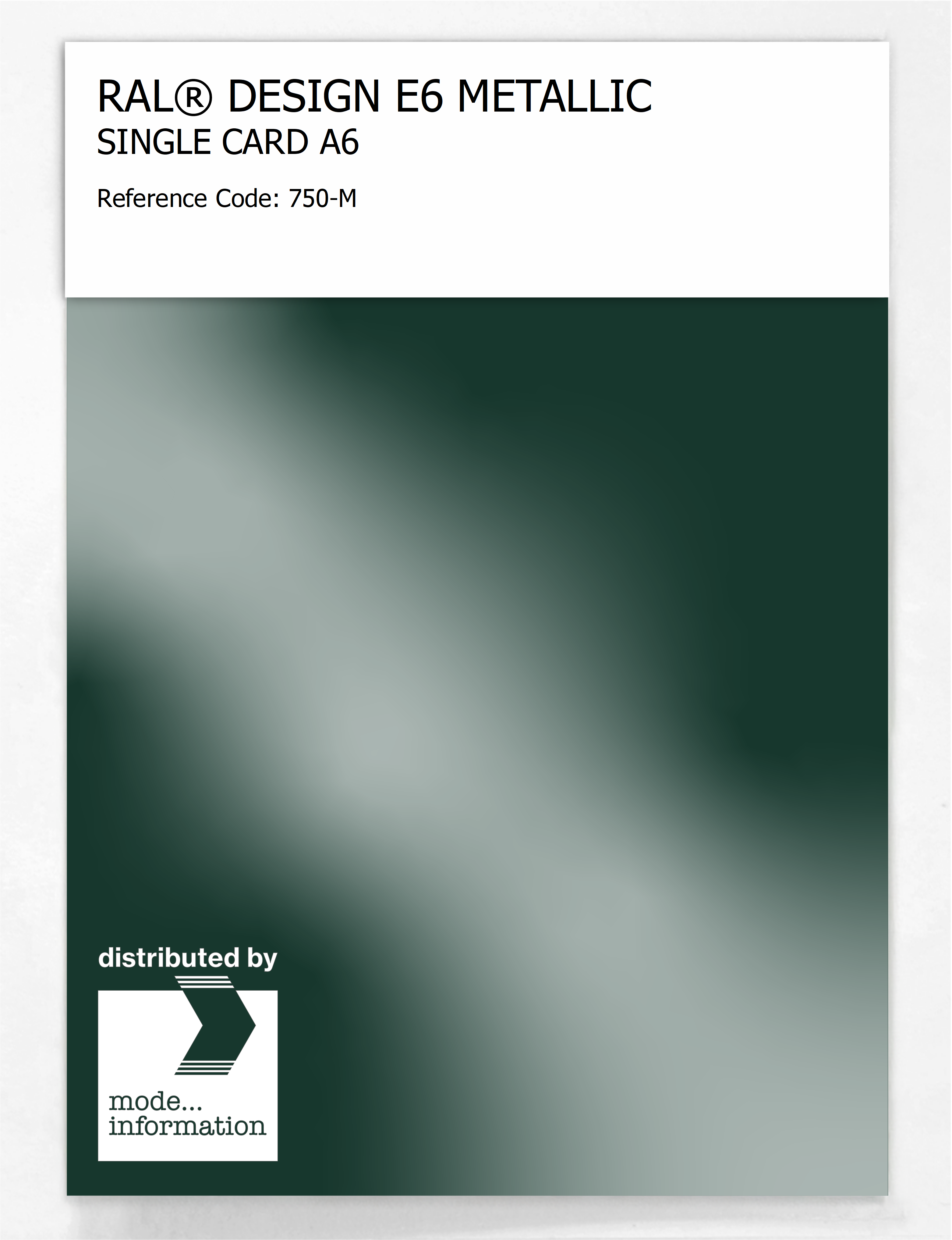 Artikelbild 1 des Artikels “RAL® EFFECT E6 SINGLE CARD 700 SERIES 750-M METALLIC “